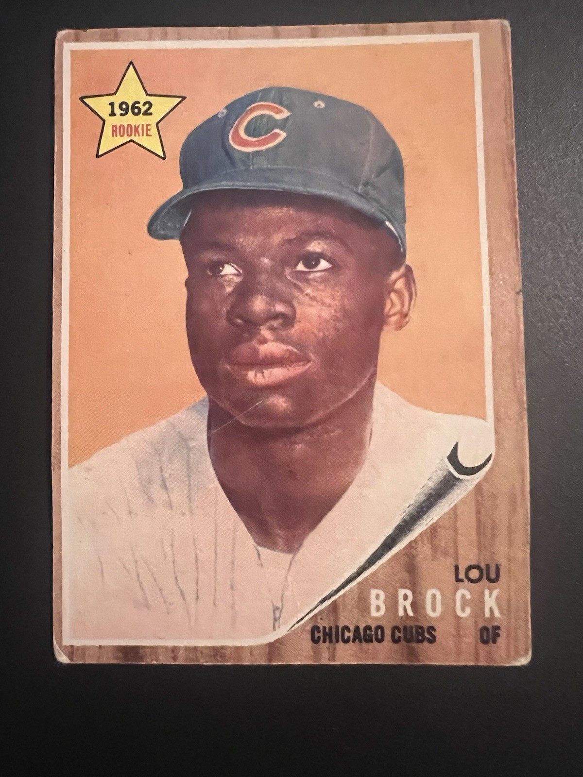 1962 Topps Lou Brock Rookie RC #387 HOF Nice Centering Raw