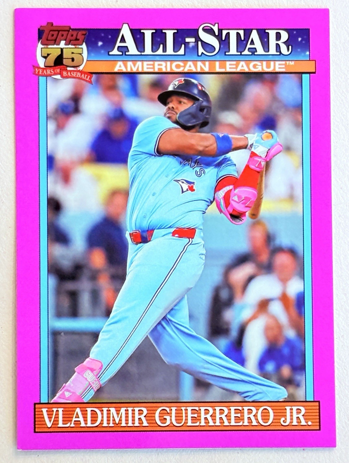 2026 Topps Series 2 – 1991 Topps All-Stars Vladimir Guerrero Jr. #91AS-37 Pink