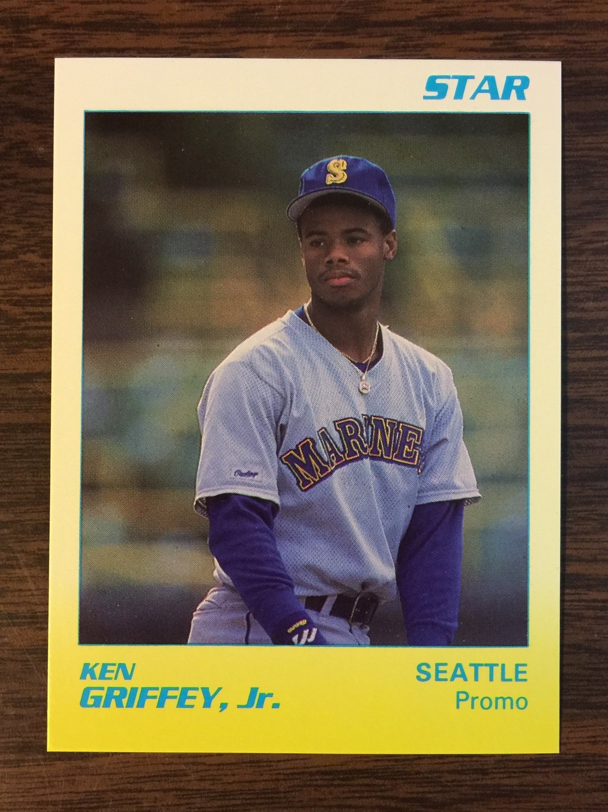 1989 Star Company KEN GRIFFEY, Jr Limited Edition PROMO Card, most scarce of all