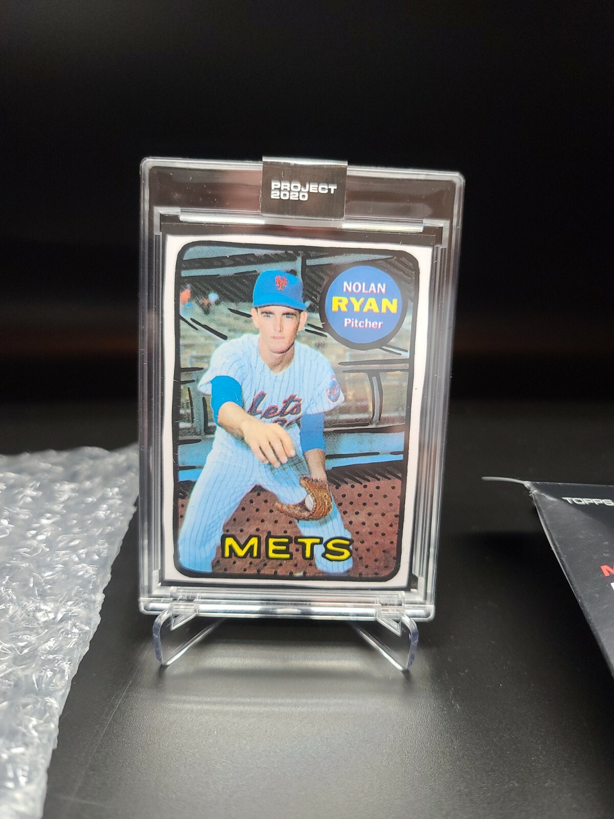 TOPPS PROJECT 2020 NOLAN RYAN METS #87 by Joshua Vides W/ BOX