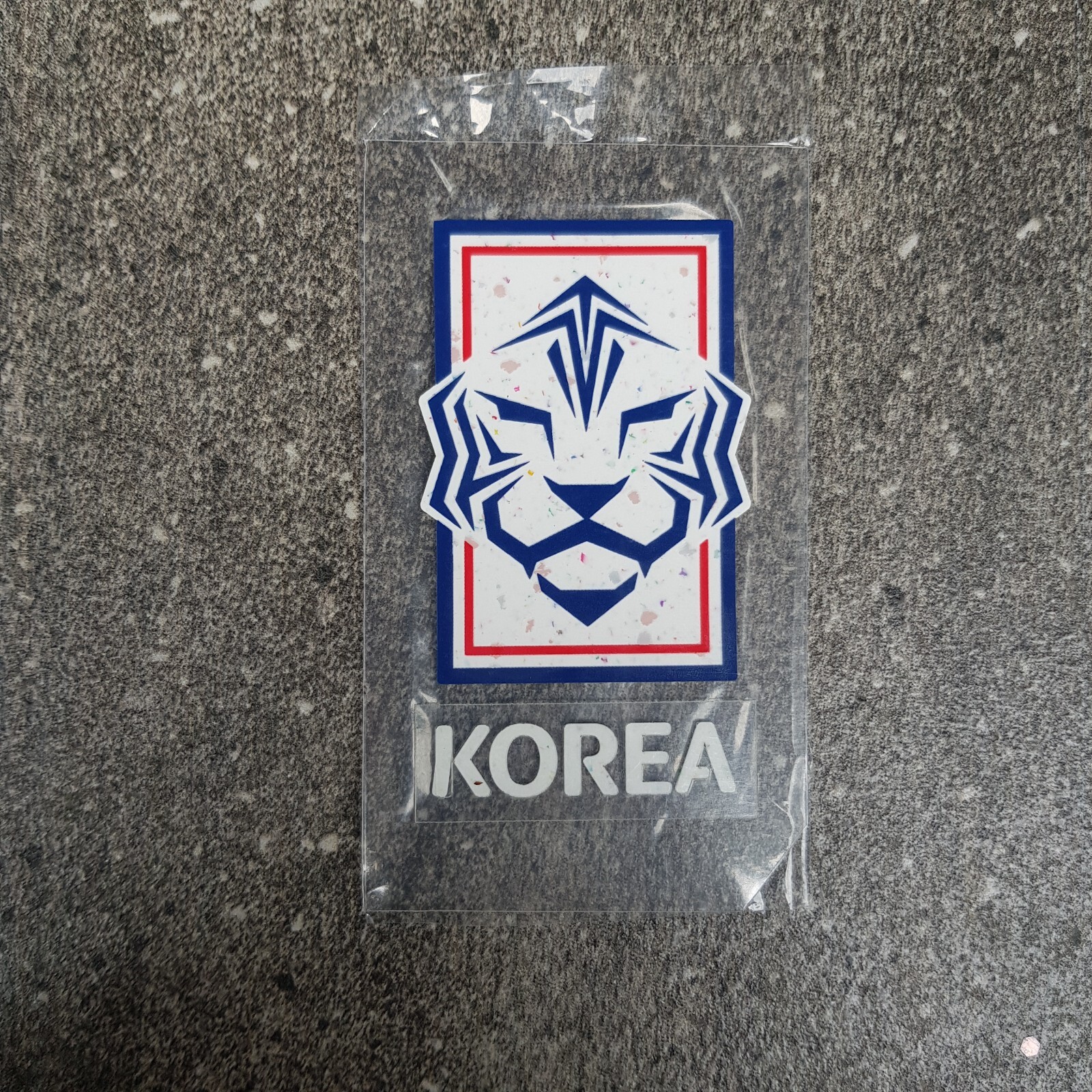 5pcs Korea Crest Badge Patch Iron on Logo For Jersey Pants Jacket White