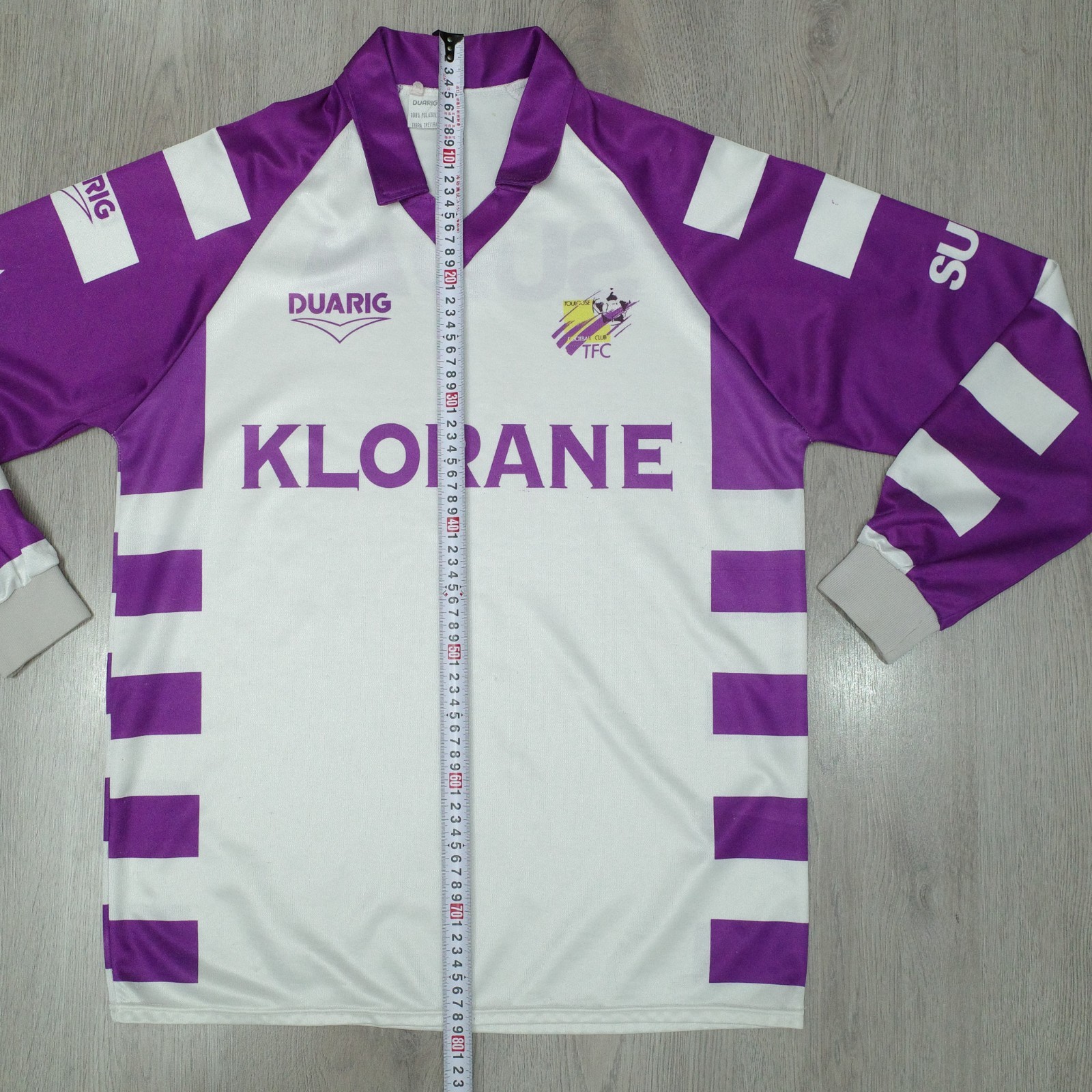 Vintage Toulouse FC 1990-92 Home Jersey L/S