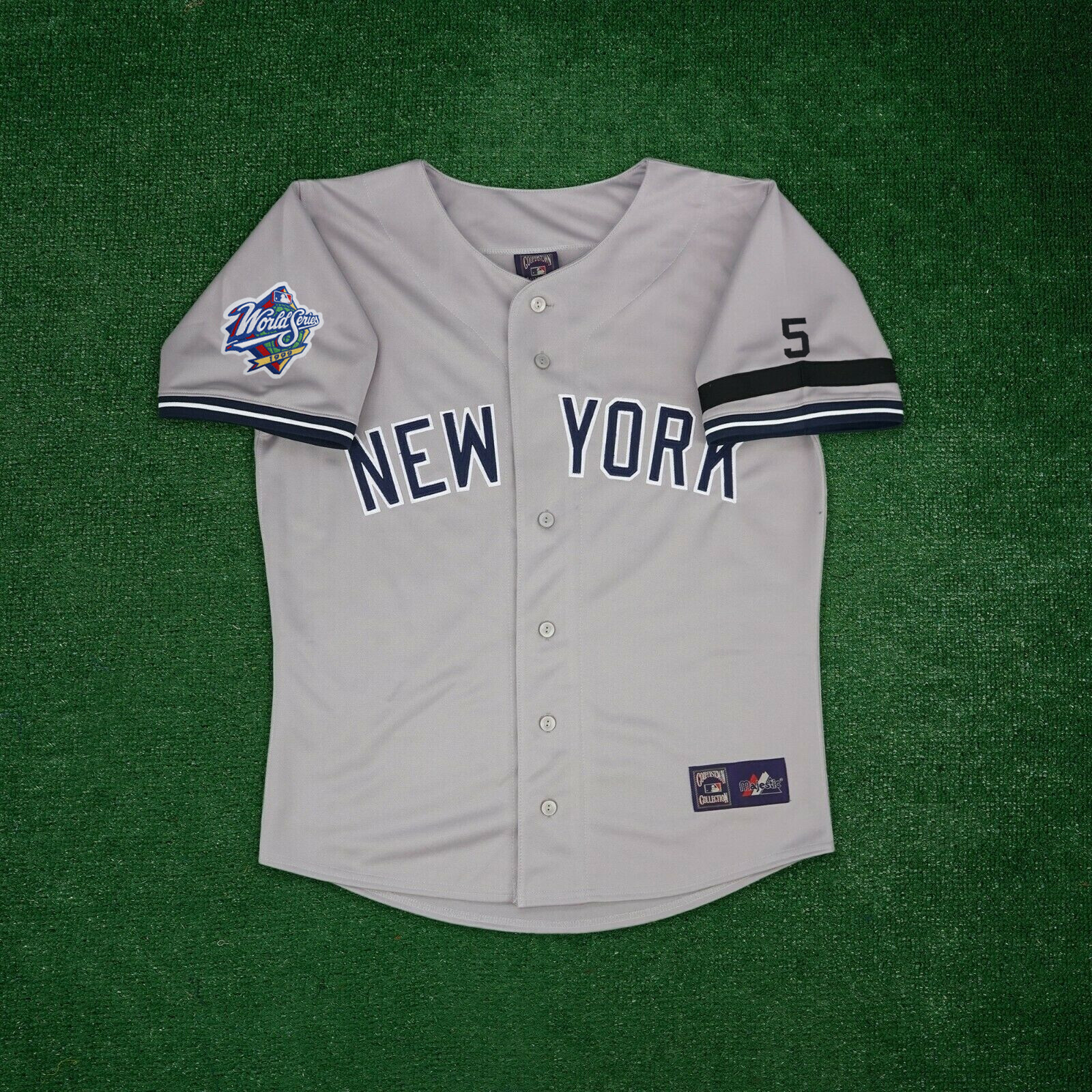 Mariano Rivera 1999 New York Yankees Cooperstown Men’s World Series Road Jersey
