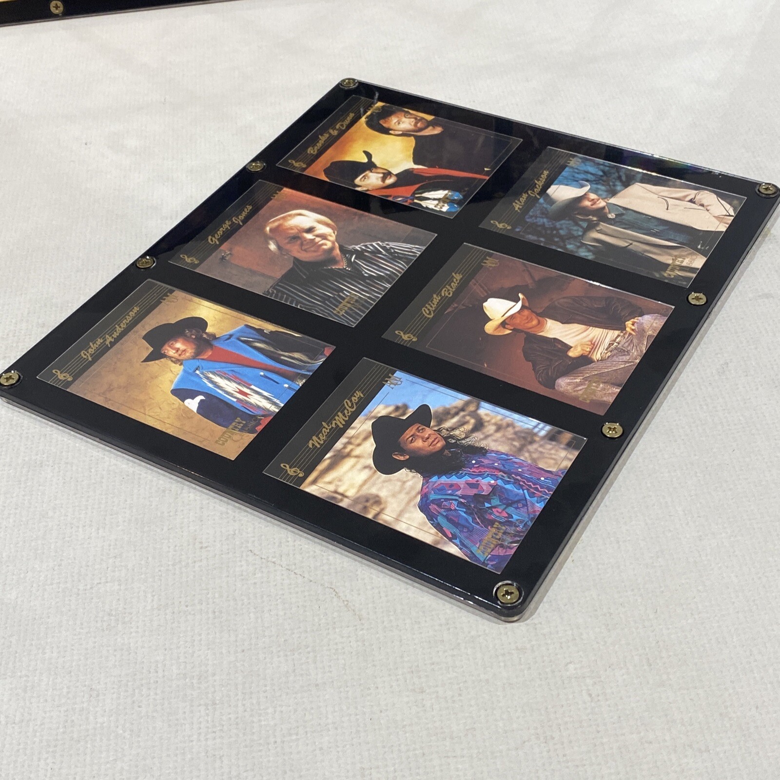 3 Vintage 6 Trading Card Holder Ultimate Collections #5736 Recessed Card Area