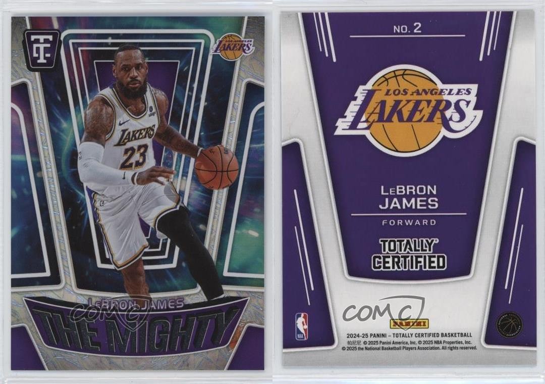 2024-25 Panini Totally Certified The Mighty LeBron James #2 1ph6