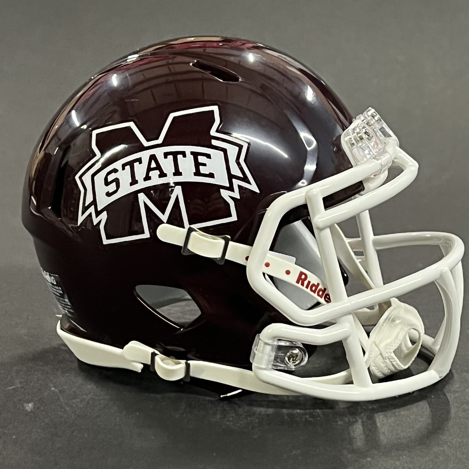 Mississippi State Bulldogs Speed Mini Helmet Riddell NCAA Licensed Brand New!