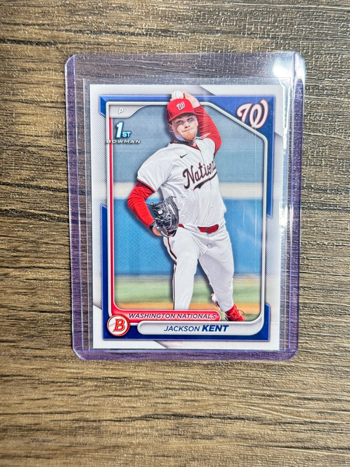 2024 Bowman Draft JACKSON KENT 1ST BOWMAN #BD-174 Nationals RC