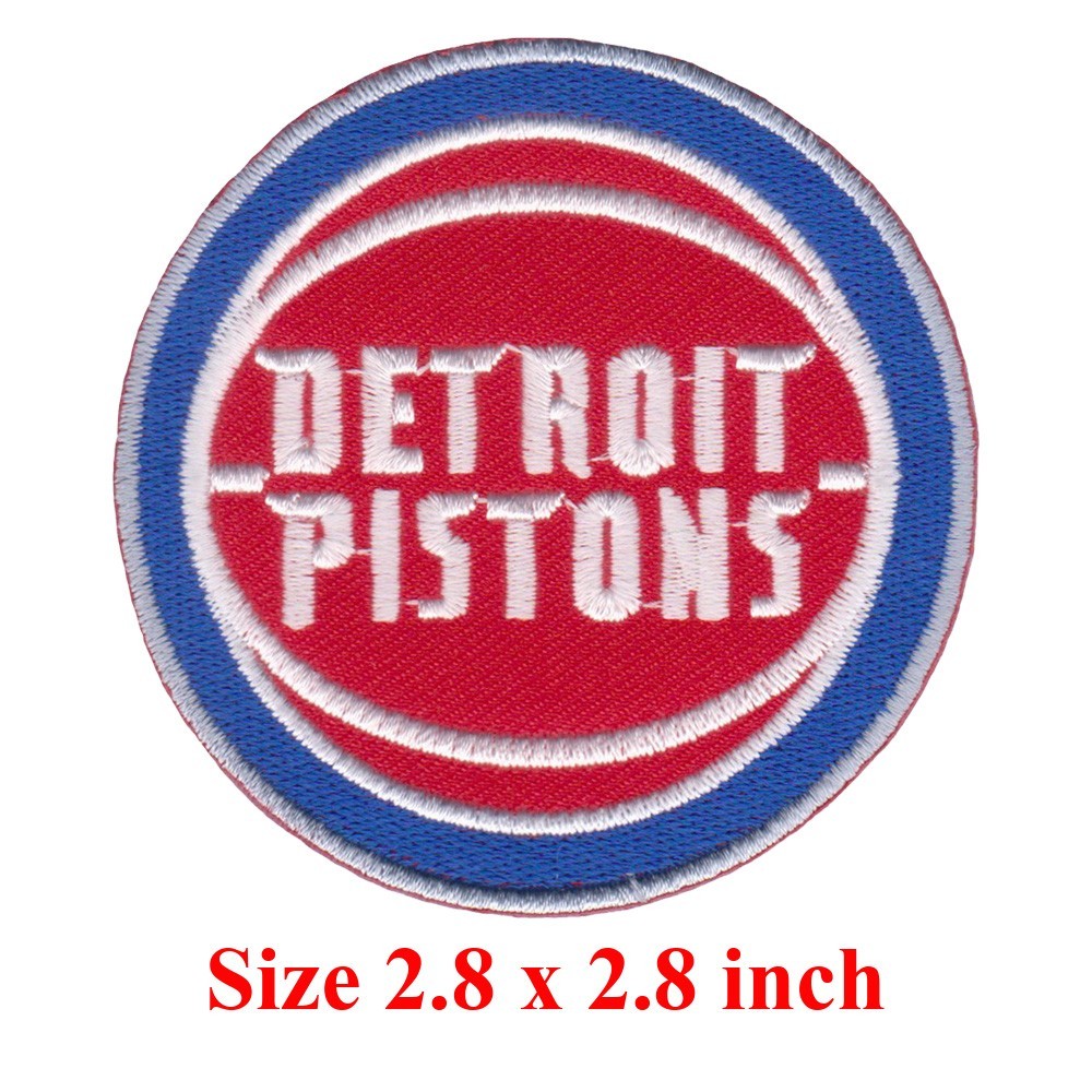 Wholesale Detroit Pistons Basketball Logo Size 2.8 in x 2.8 in Sew Iron On Patch