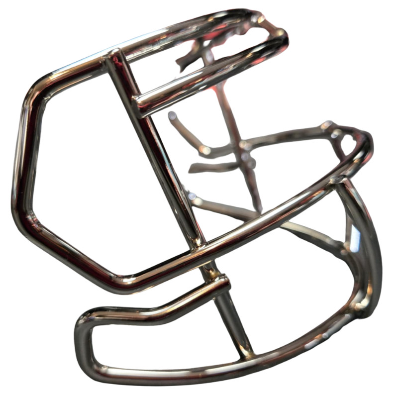 Custom Chrome Colors Riddell Speed Metal Mini Football Helmet Facemask