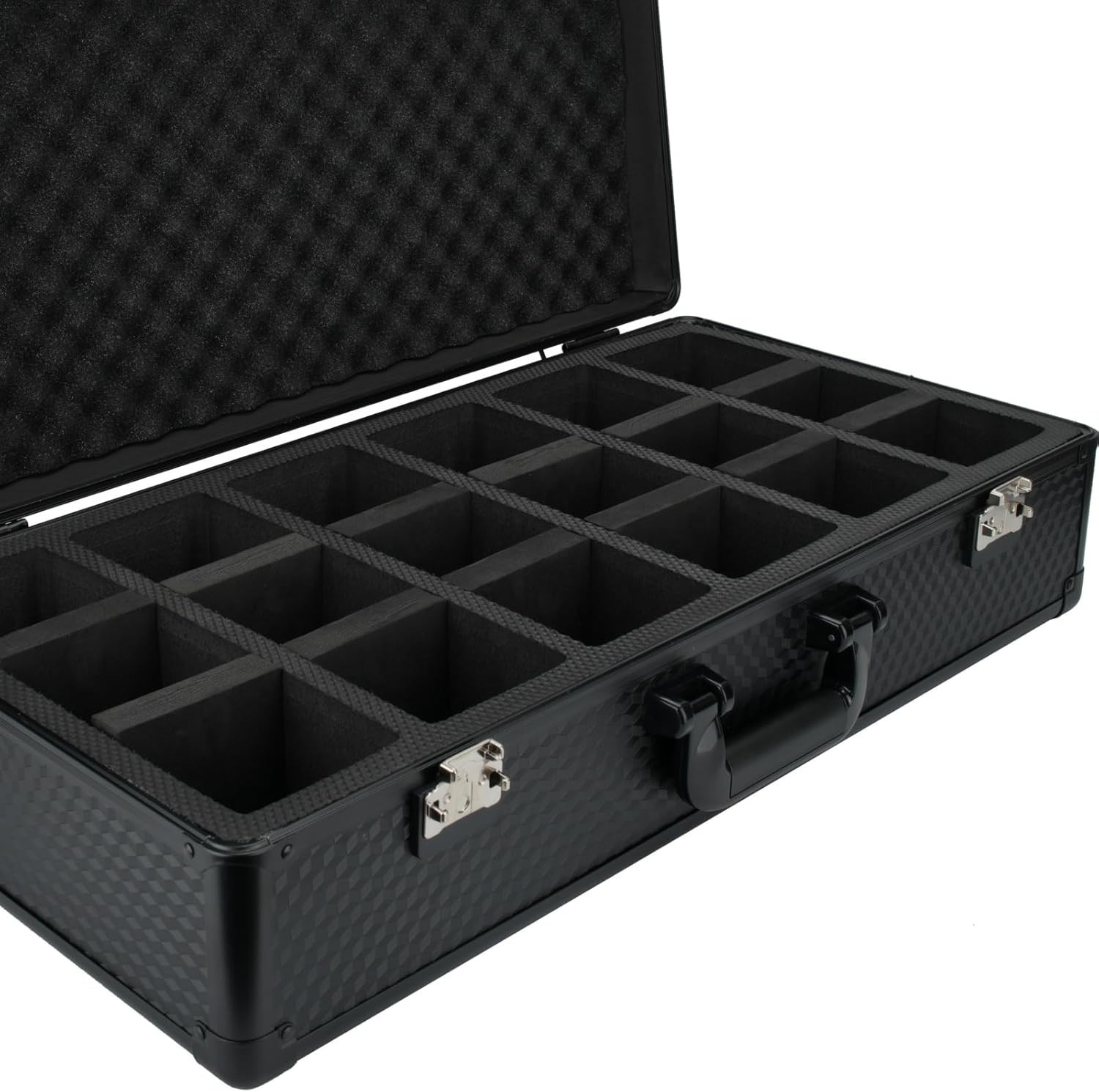 6 Row TSA Combination Lock Graded Card Storage Case for PSA Cards
