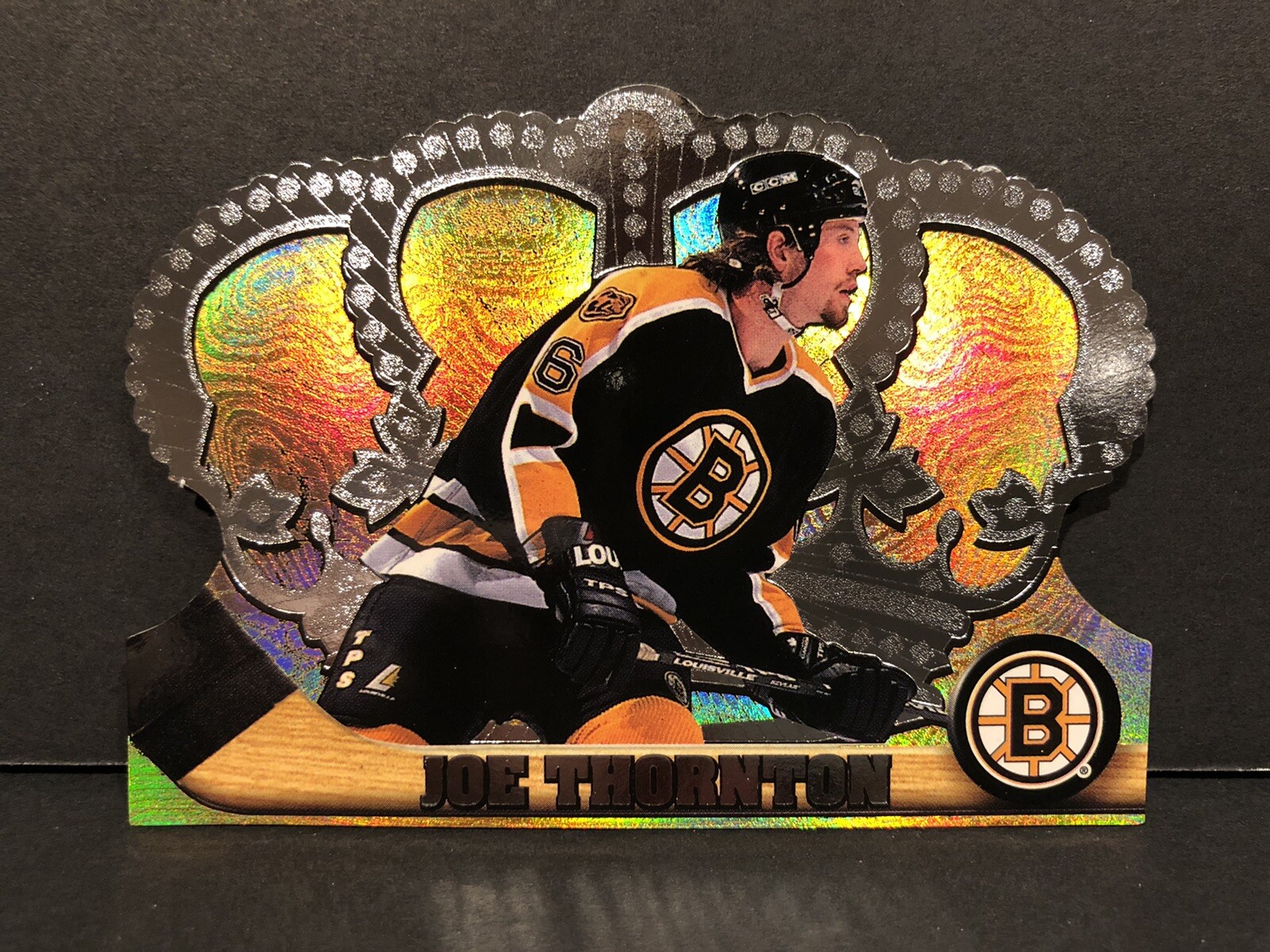 1997-98 Pacific Crown Royale Silver Joe Thornton #11 Boston Bruins Hockey NHL!