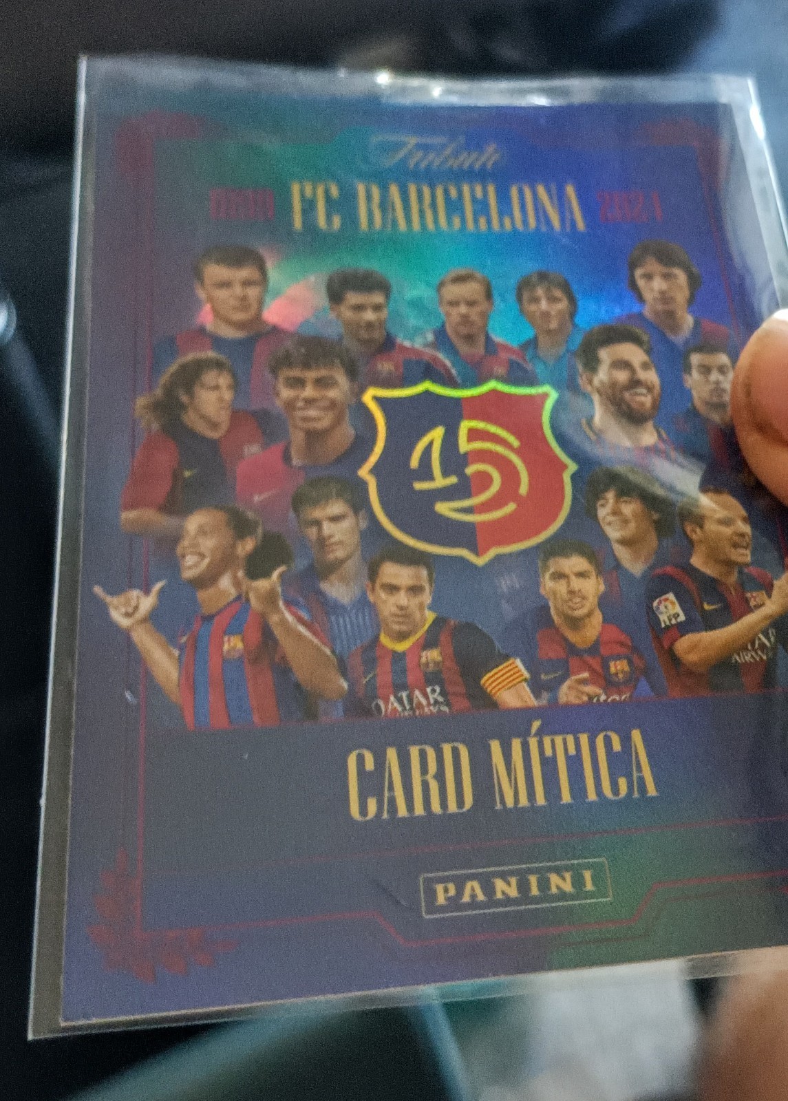 2025 Panini Tributo FC Barcelona 125 Years Mitica HOLO Card With Barcelona Stars