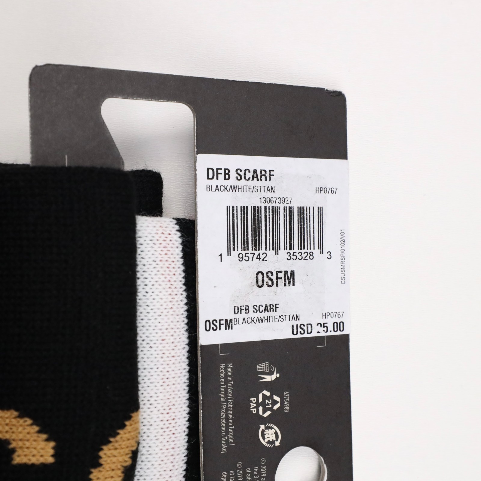 Germany National Team Adidas Unisex Scarf – Brand New – HP0767