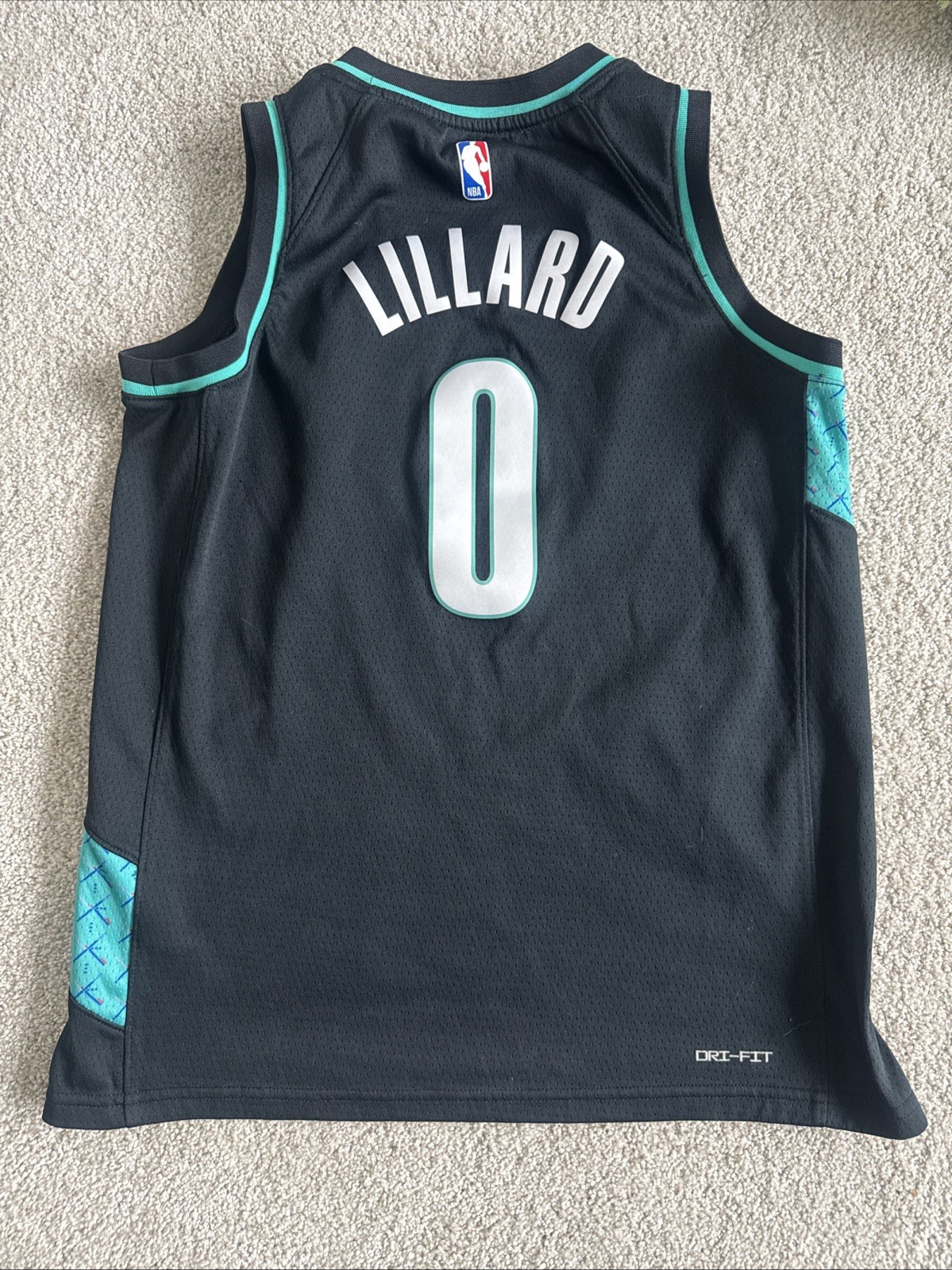 Damian Lillard Portland Trail Blazers Nike City Edition Swingman Jersey 2022 NBA