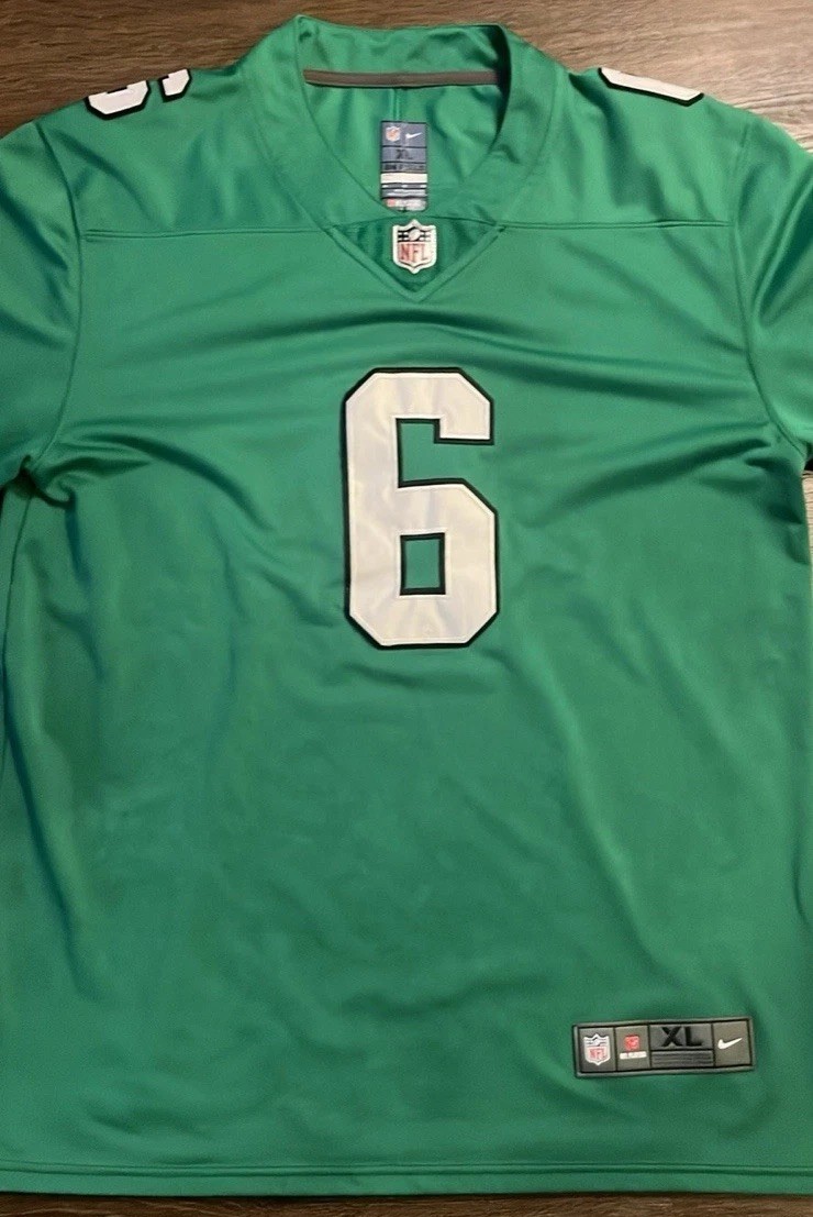 Devonta Smith Kelly Green Jersey Philadelphia Eagles XL Nike