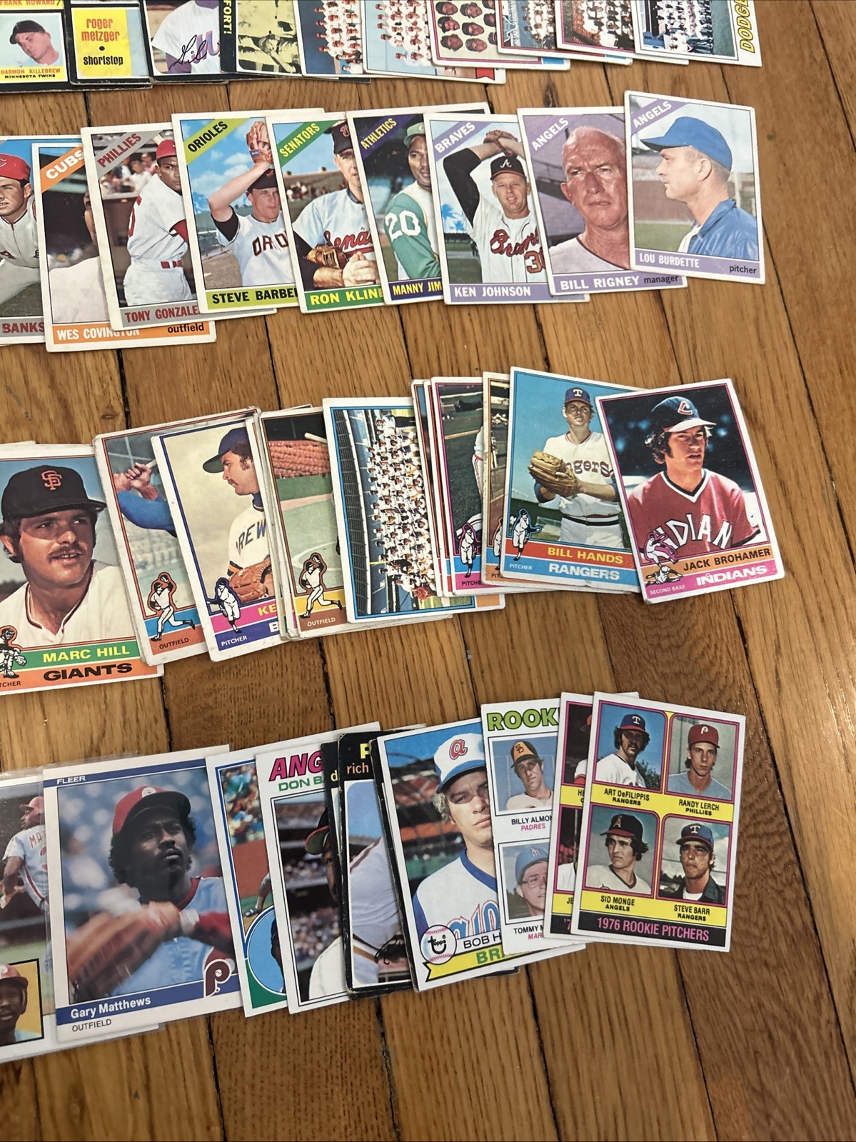 Lot of 200 Vintage Baseball Cards 1960’s Through 1980’s Loaded With Stars & HOF