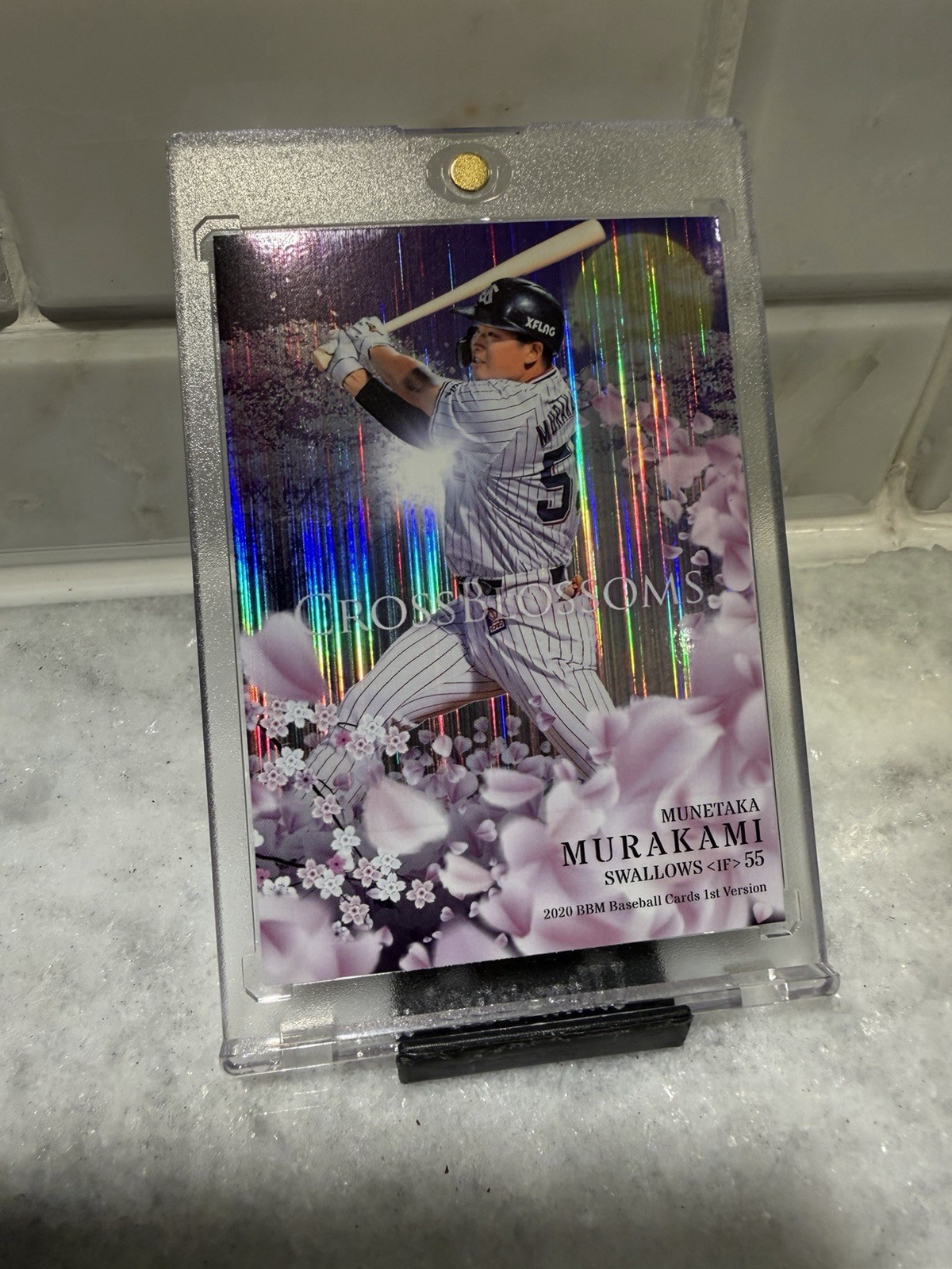 2020 BBM MUNETAKA MURAKAMI 1ST VERSION CHERRY CROSS BLOSSOMS HOLO #CB35 55/100
