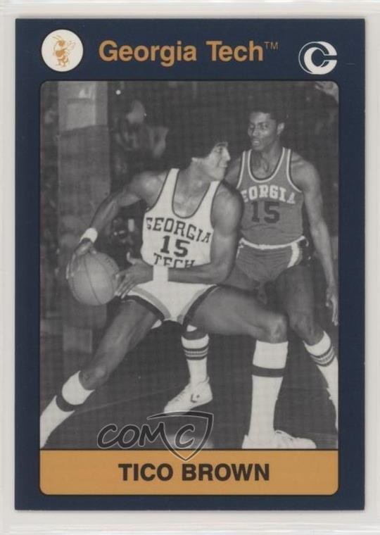 1991 Collegiate Collection Georgia Tech Tico Brown #160 0q3