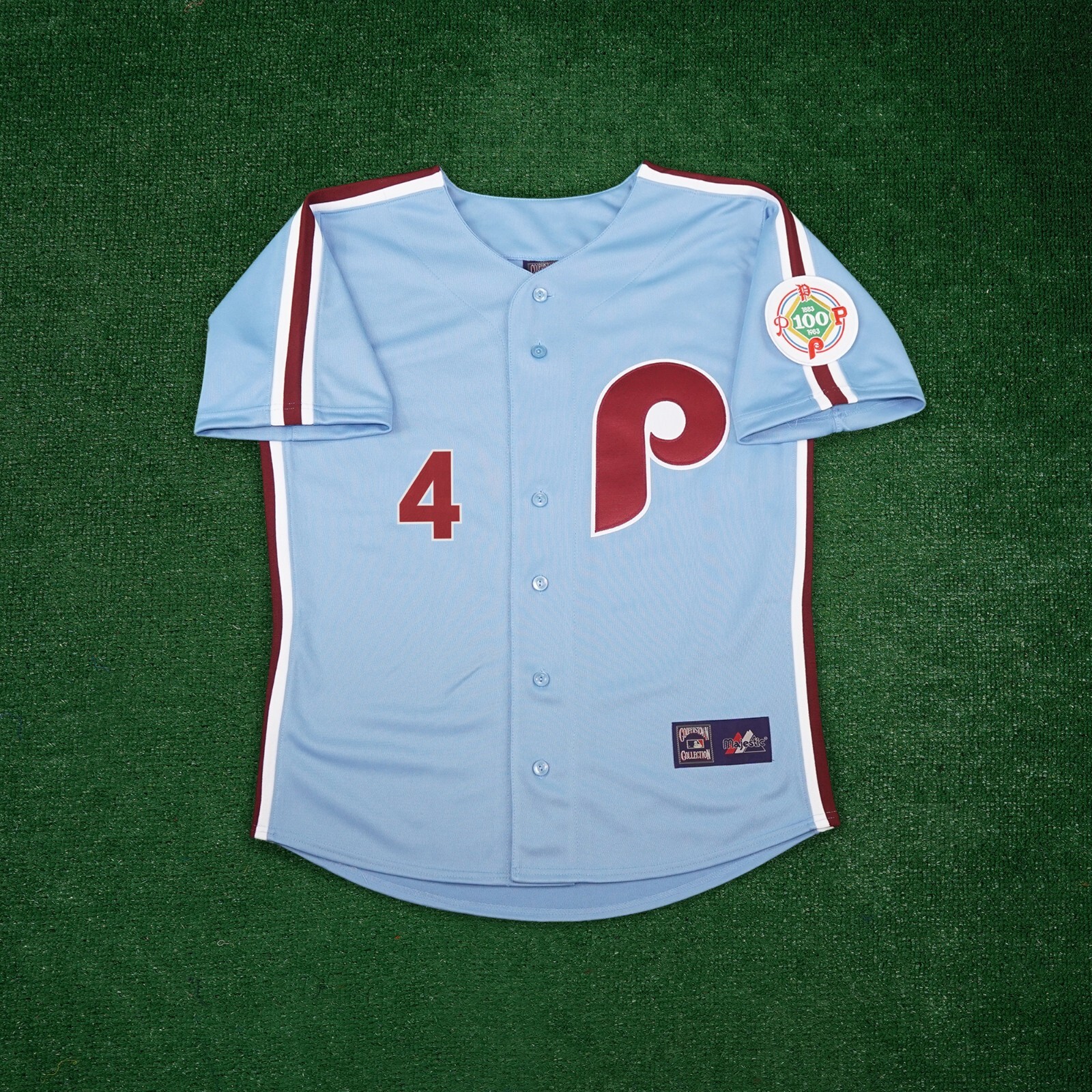 Lenny Dykstra 1984 Philadelphia Phillies Cooperstown Men’s Blue Away Jersey