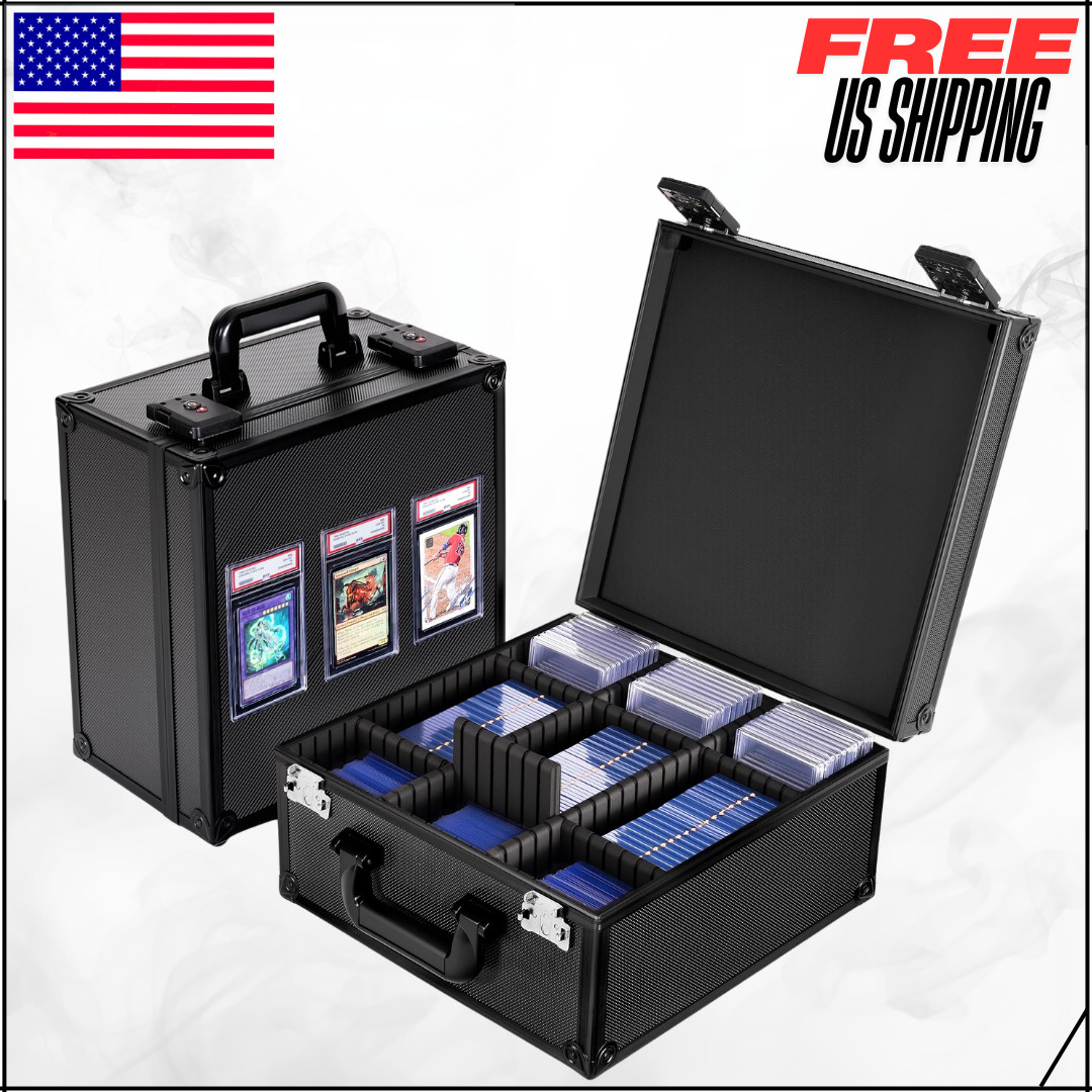 Graded Trading Sports Card Storage Case W/ Combination Lock For PSA CGC SGC