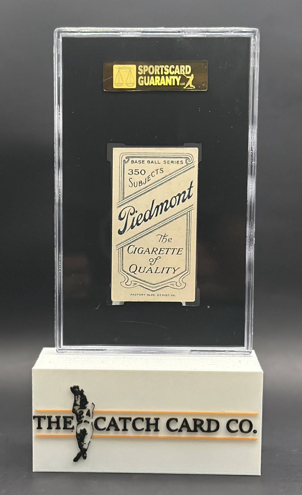 1909-11 T206 – George Perring Piedmont 350 Back (RC) / Graded SGC 5