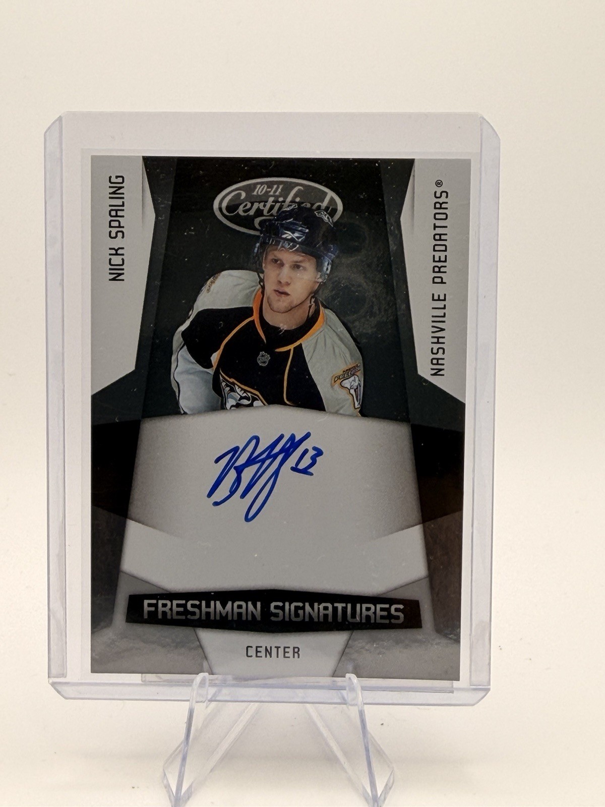 2010-11 Certified – Freshman Signatures Nick Spaling #179 /1299 (AU, RC)