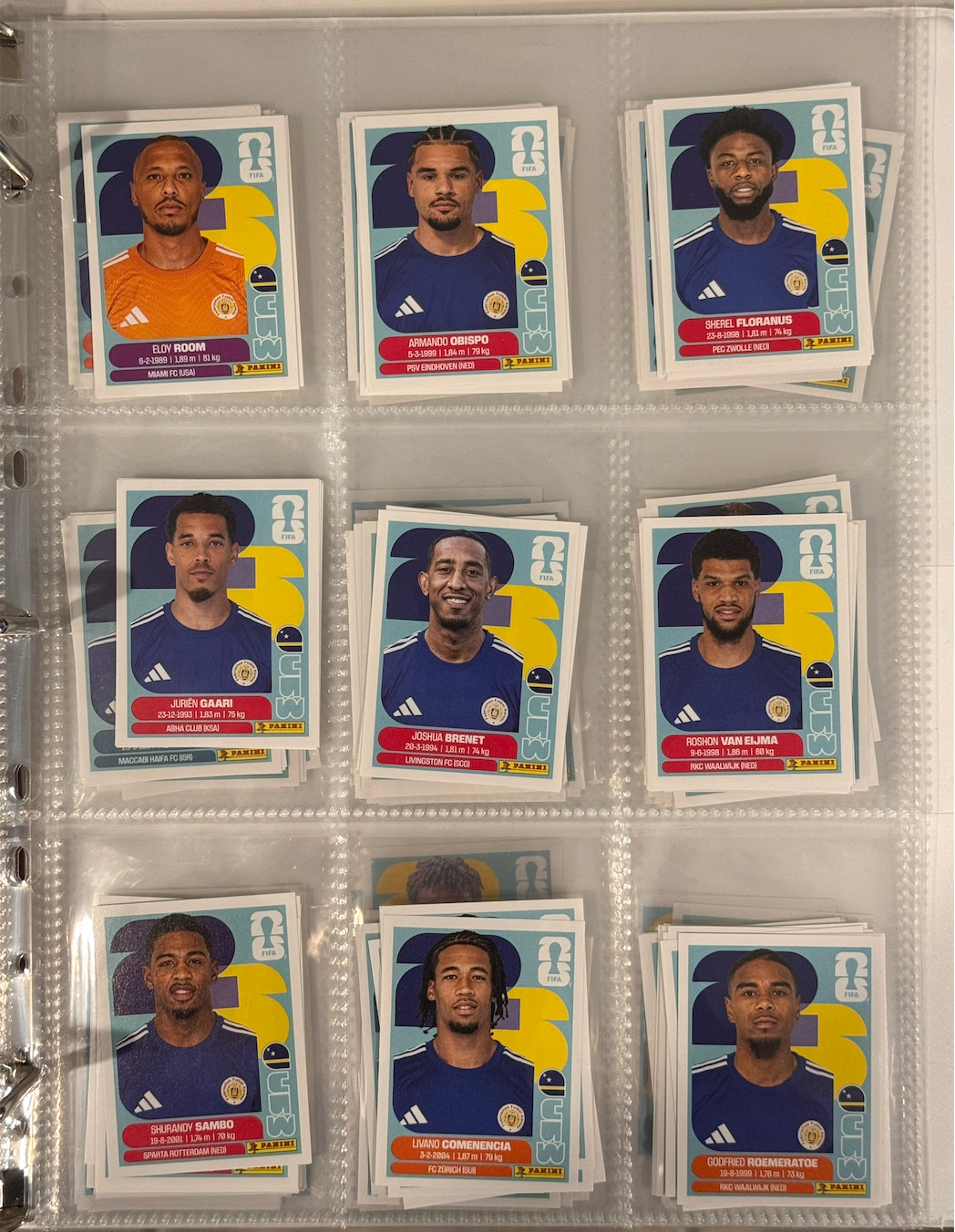 2026 Panini FIFA World Cup Sticker Collection Complete Lot Builder Group D E F