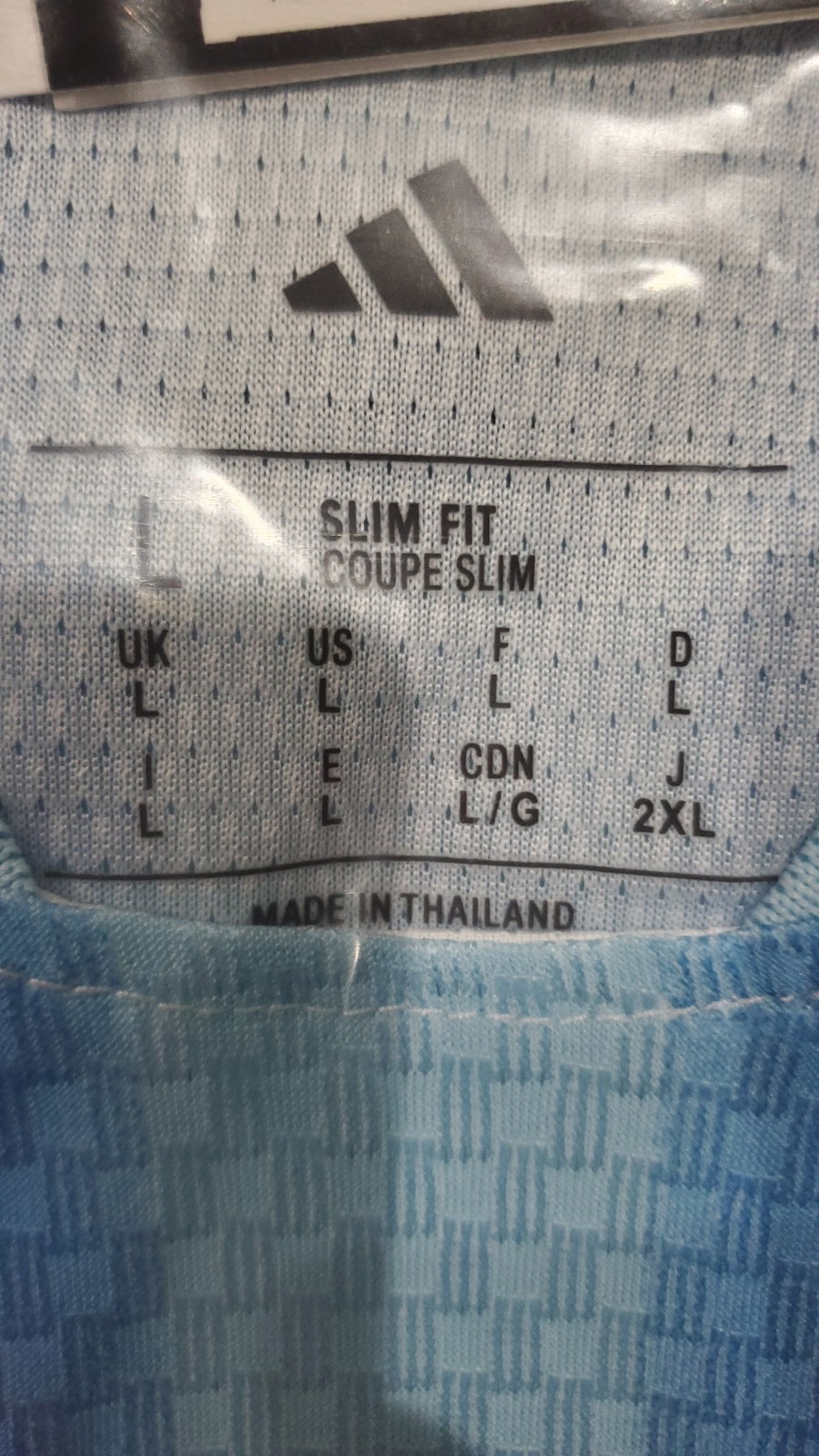 adidas Argentina World Cup 2022 Soccer Jersey size L