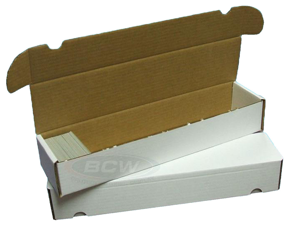 3 BCW 930 Count Cardboard Card Storage Boxes Sports Case Baseball Trading mtg