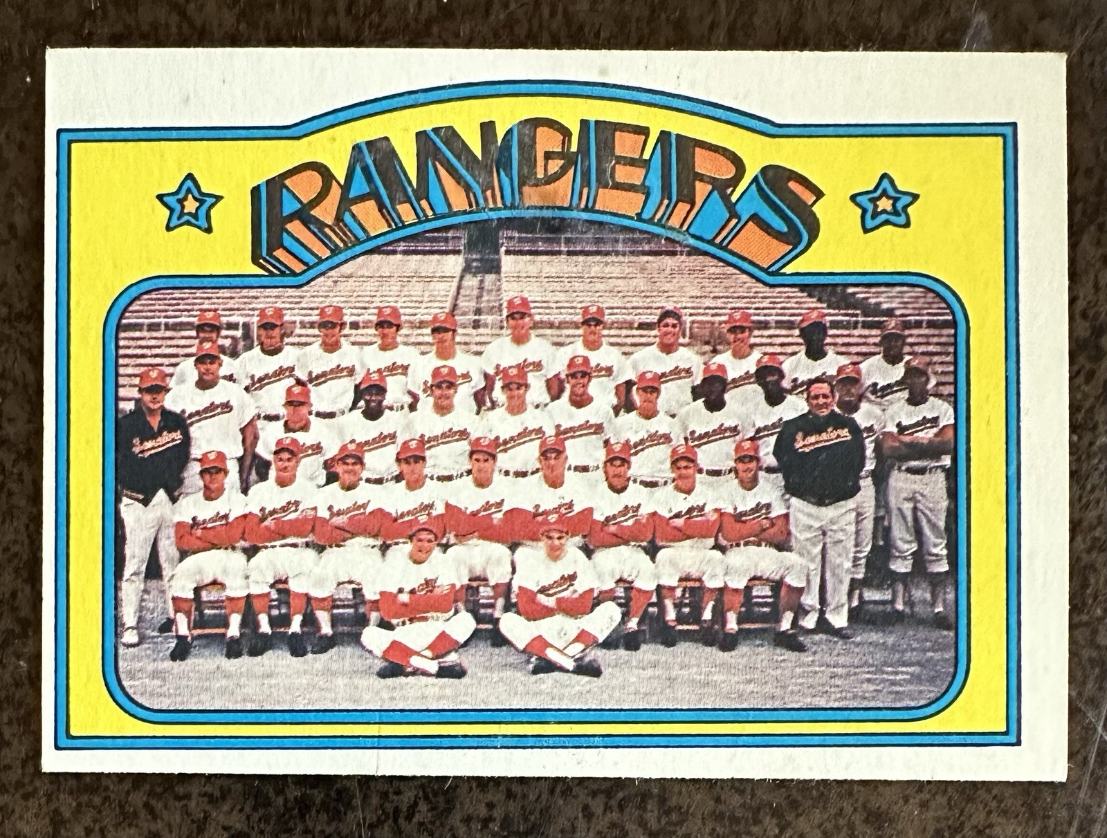 1972 Topps – High # Texas Rangers #668 ungraded inaugural season EX
