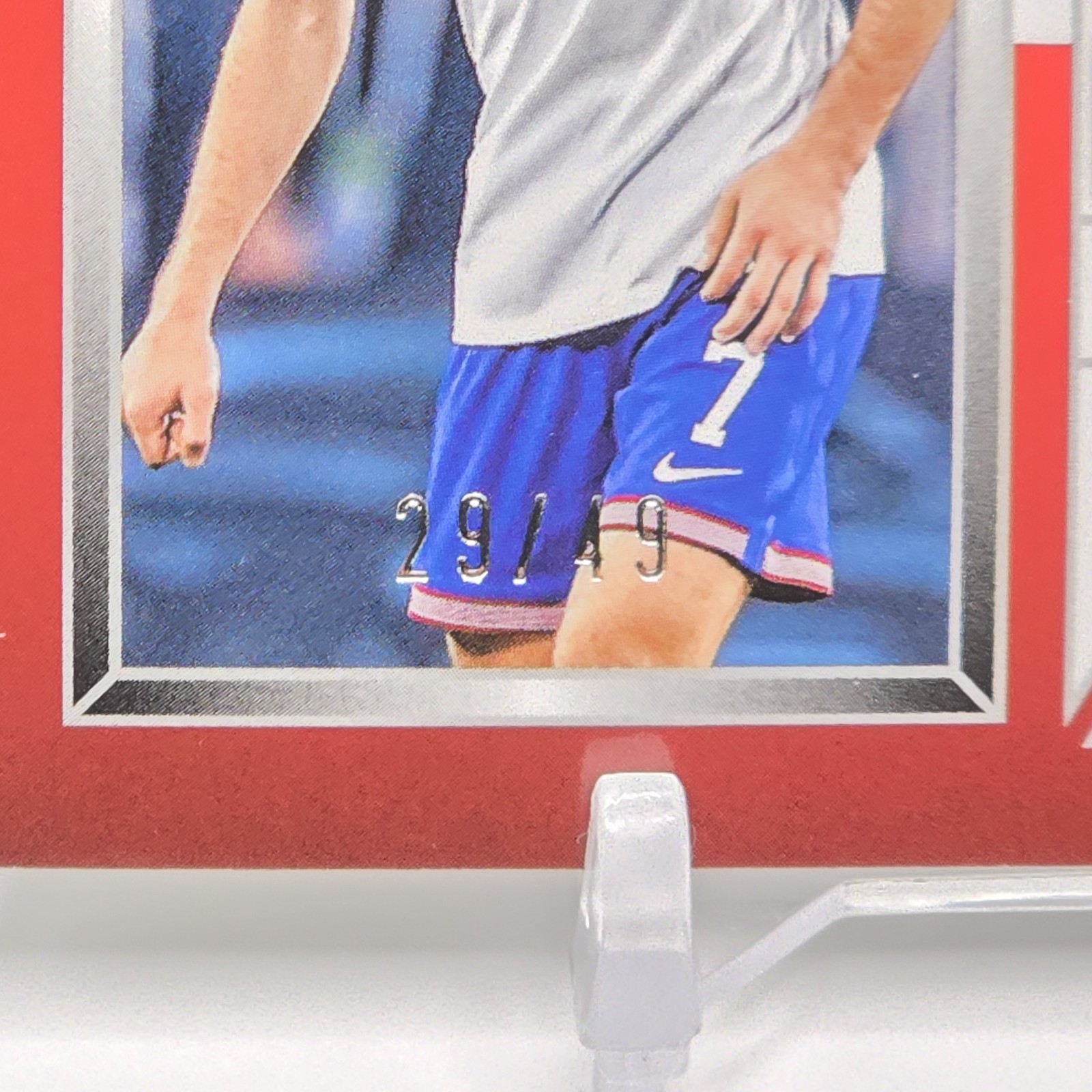 2023-24 Panini Obsidian – Dual Jersey Ink Gio Reyna #DJ-GR Orange /49 USMNT Auto