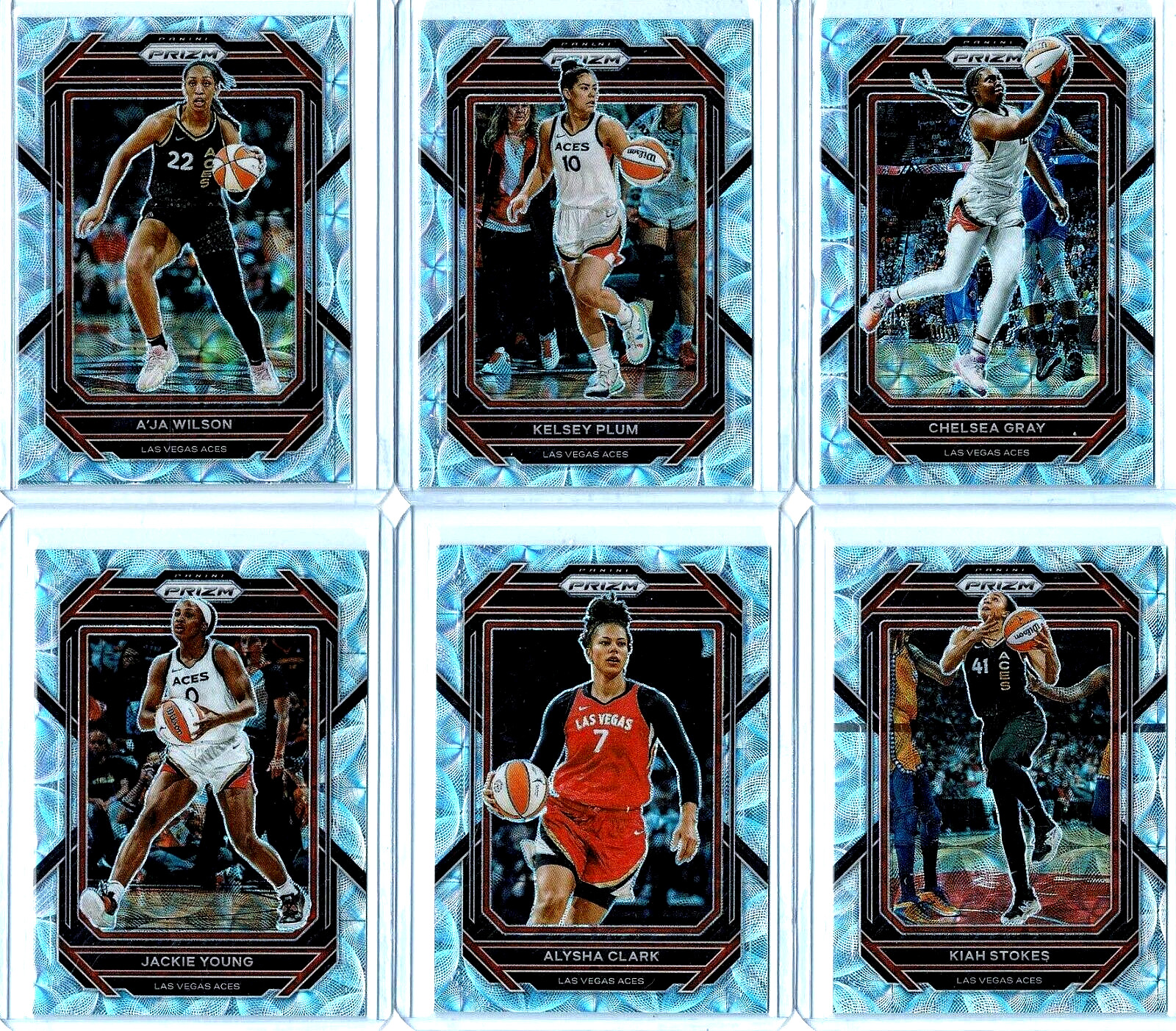LAS VEGAS ACES 2023 Panini Prizm WNBA Premium Scope 12-Card Team Set🏀See Below