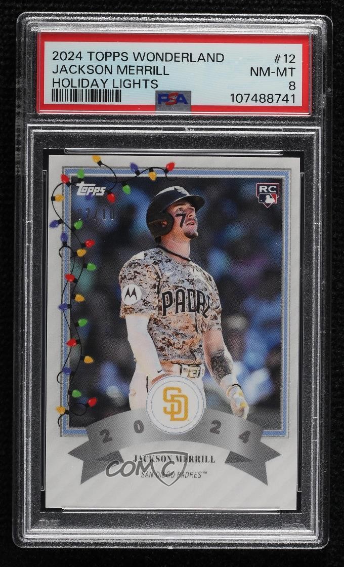 2024 Topps Wonderland Holiday Lights 2/10 Jackson Merrill #12 Rookie RC 1sr2