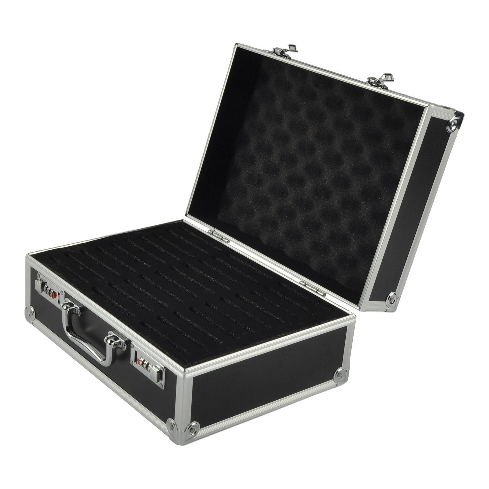Graded Card Case, Trading Card Box with Combination Lock and Handle Slotted