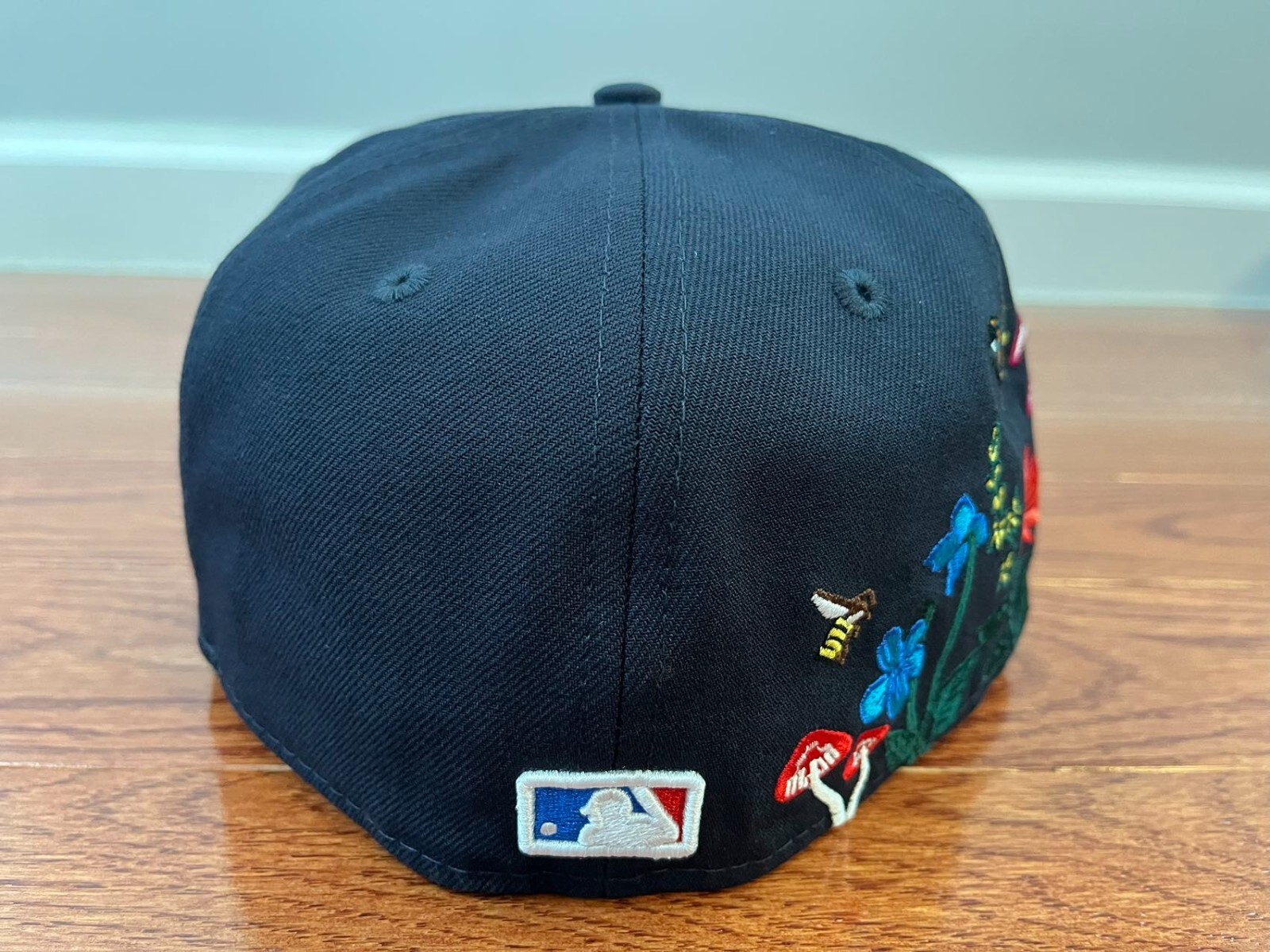 MLB New York Yankees New Era Blooming Spring Embroidery 59FIFTY Hat-Navy/Gray UV