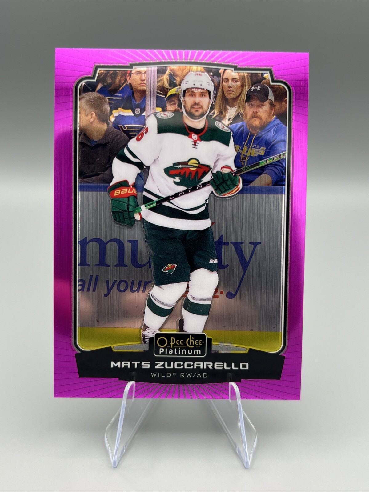 2022-23 O-Pee-Chee Platinum – Matte Pink #33 Mats Zuccarello