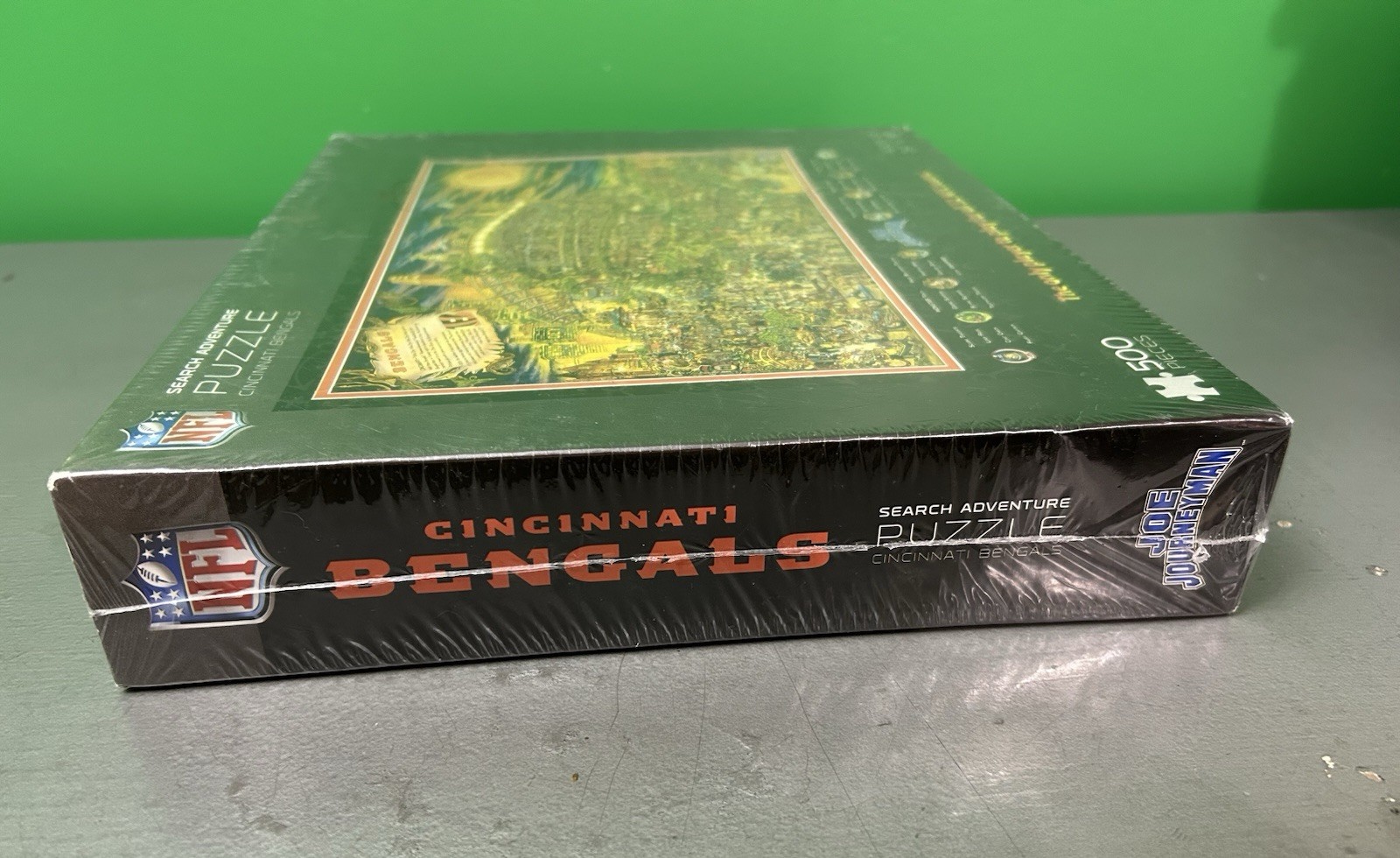 CINCINNATI BENGALS Joe Journeyman Puzzle New/Sealed 2015 (500 pcs) NFL Football