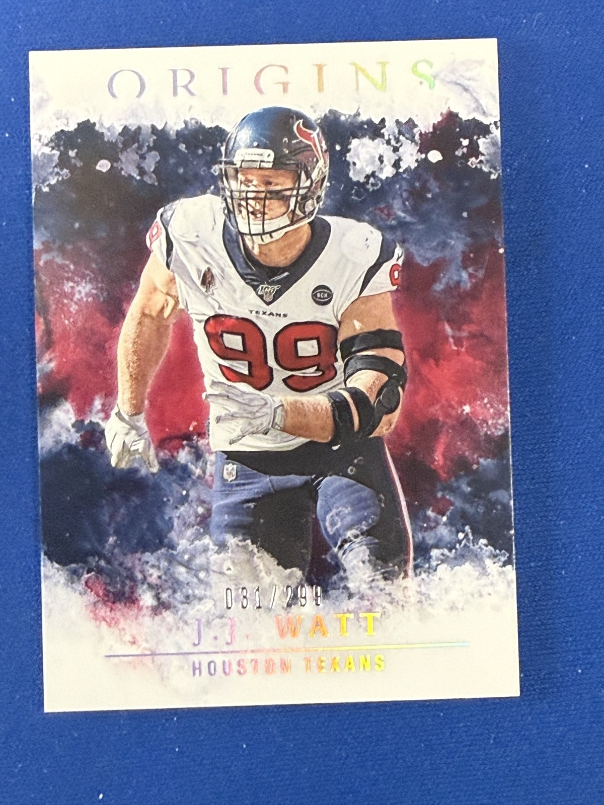 J.J. Watt 2020 Panini Origins – #34 Red /299 (SP) 🔥