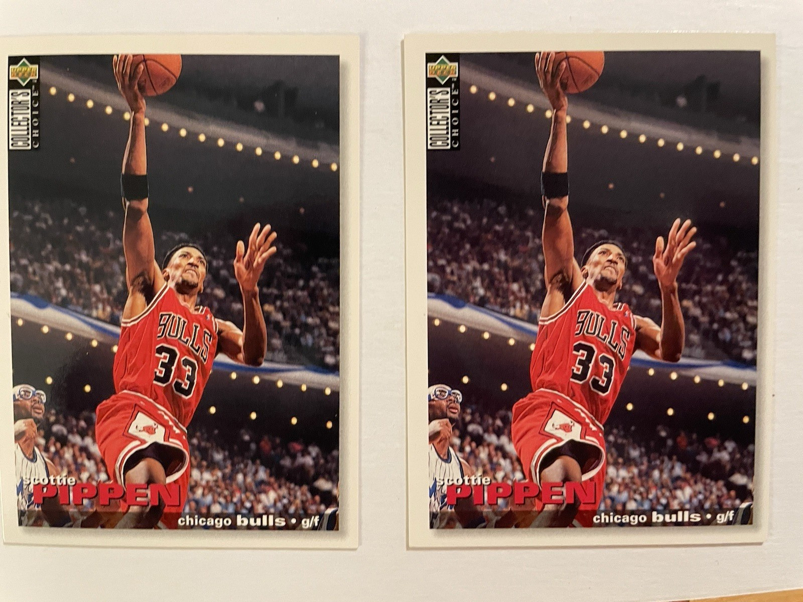 Scottie Pippen 20 Card Lot, Various Years and Sets, Inserts and Base, Bulls HOF