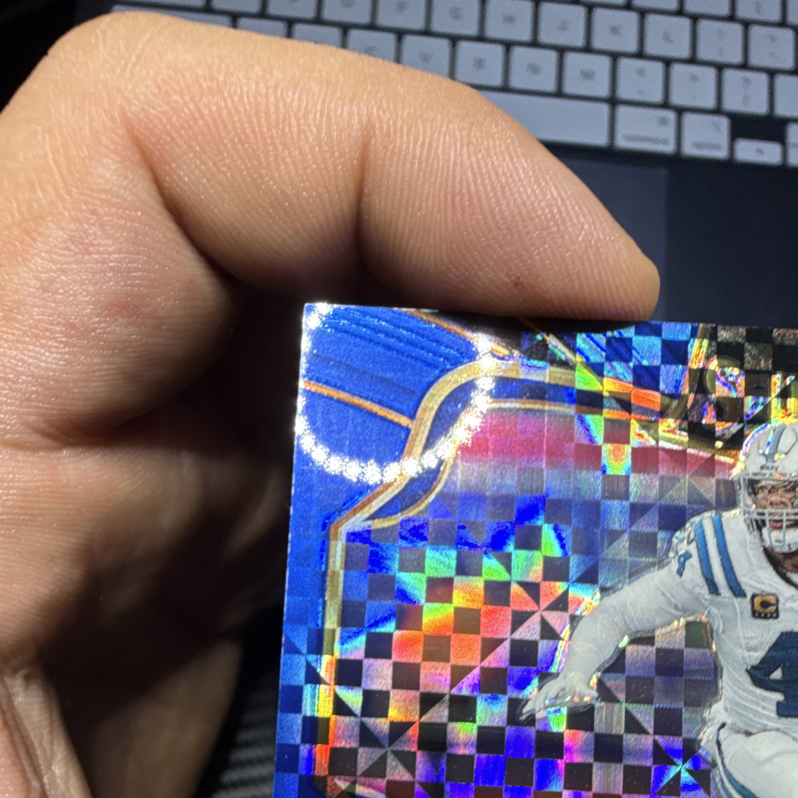 2025 Panini Select Zaire Franklin Field Level #432 Colts Blue Prizm /75