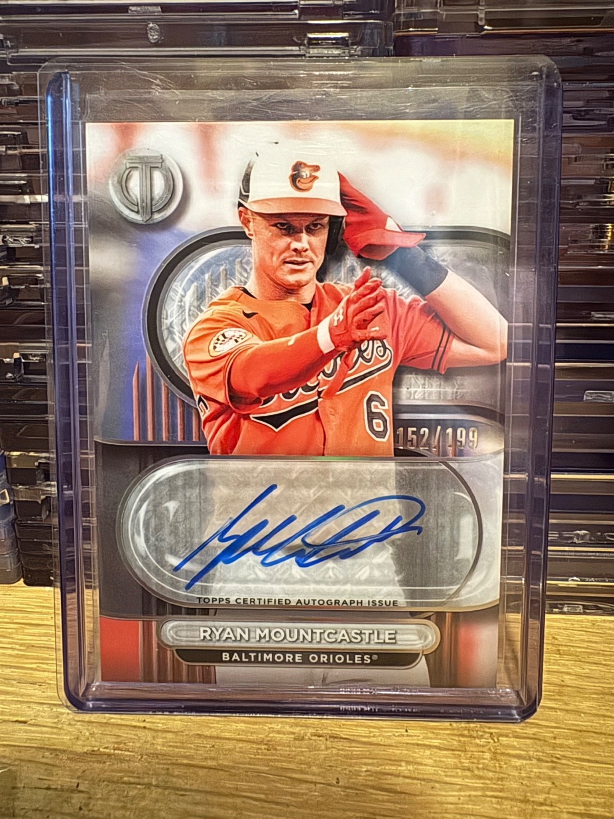2024 Topps Tribute – Tribute Autographs Ryan Mountcastle #TA-RMO /199 (AU)