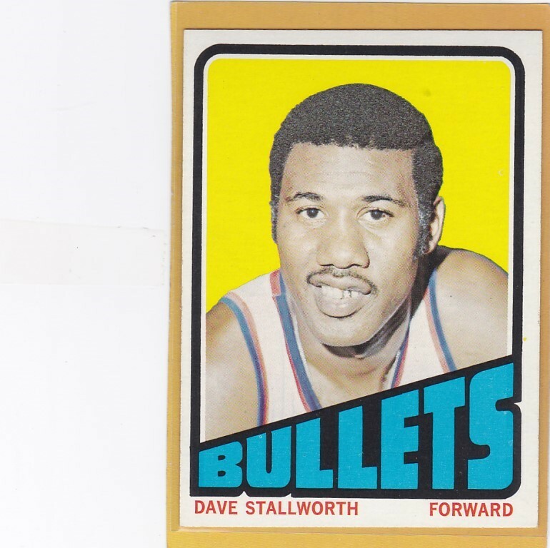 1972-73 TOPPS BASKETBALL DAVE STALLWORTH #132 BULLETS EXMT *81909