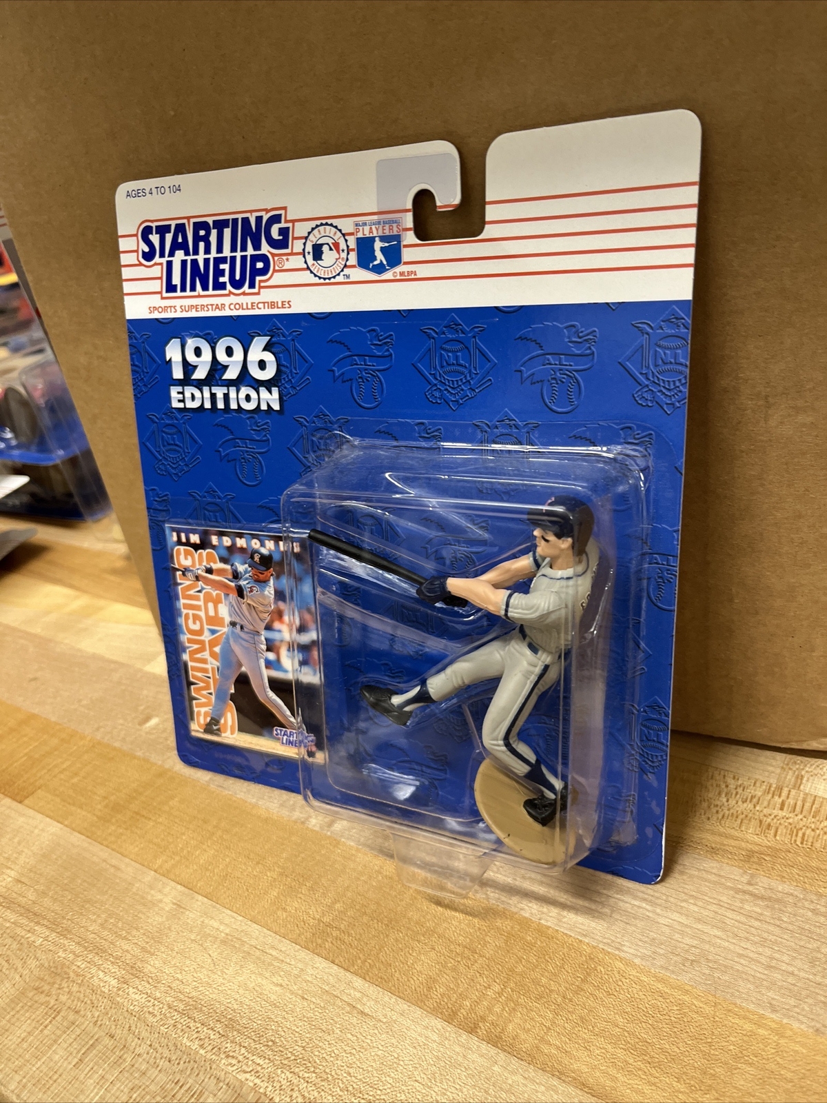 Starting Lineup Kenner 1996 Jim Edmonds MLB California Angels Figure & Card New