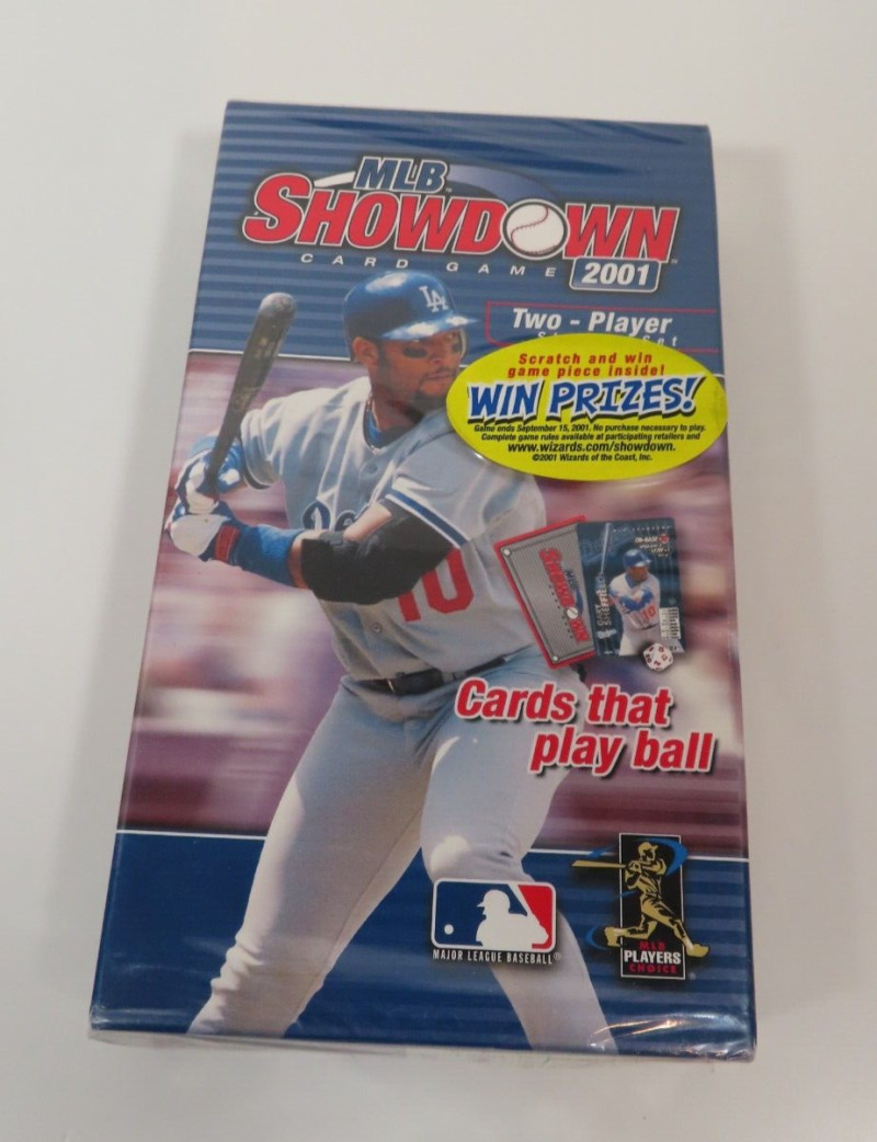 2001 MLB Showdown Baseball Factory Sealed Two-Player Starter Set