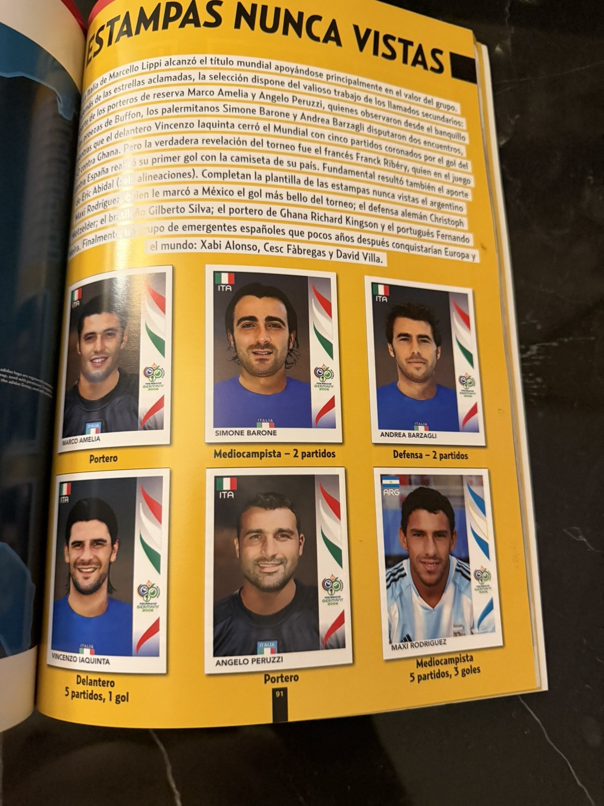Panini FIFA World Cup Germany 2006 Book With Printed Stickers Full Set Germany