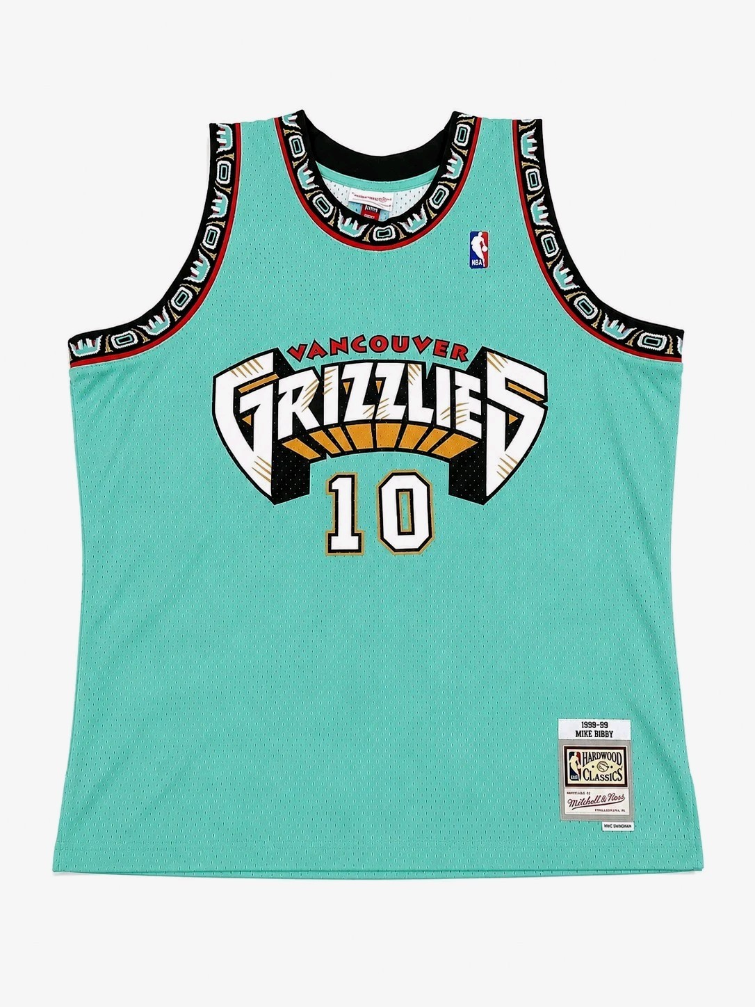 Mitchell & Ness Mike Bibby #10 Vancouver Grizzlies Swingman Jersey XXL NBA Teal