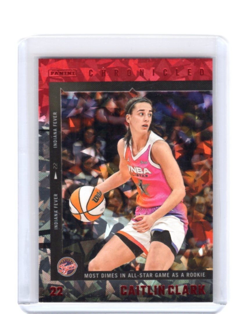 2025 Panini Caitlin Clark Chronicled Red Ice #7