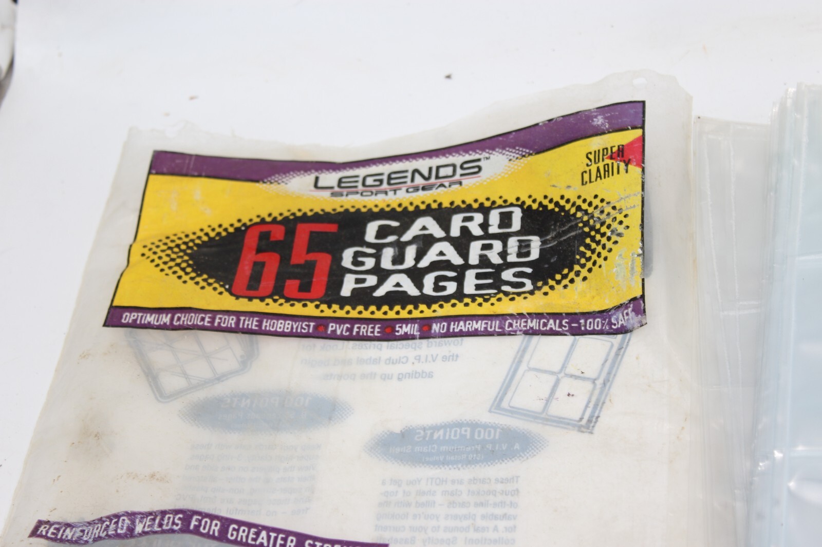 LEGENDS Trading Card Guard Pages 51 Pages 9 Pockets Per 1998 USA + Tab Dividers