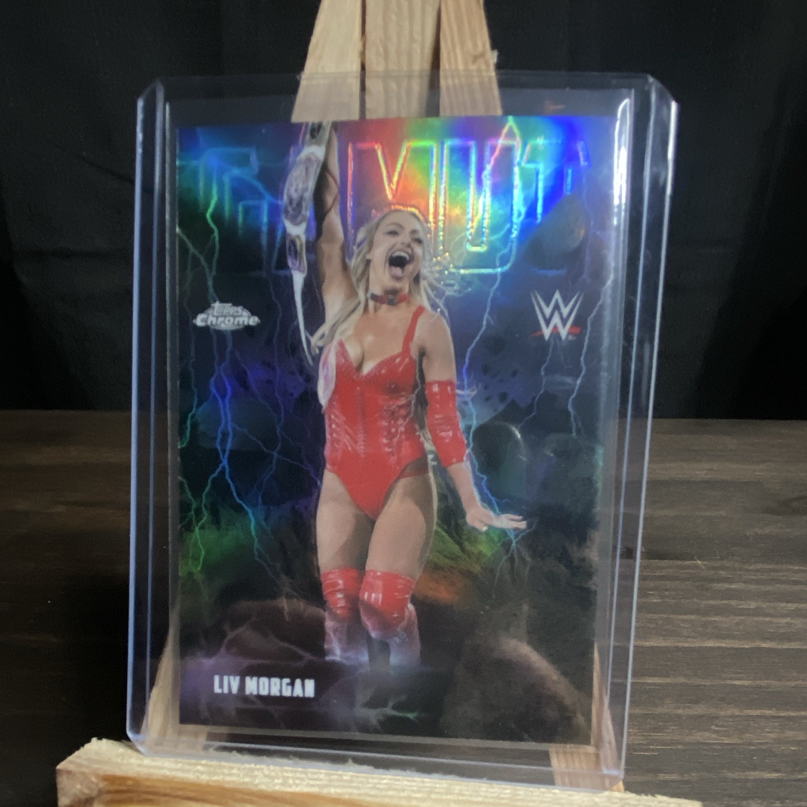 Topps 2026 Topps Chrome WWE Liv Morgan Gamut Insert #GAM-14 RAW