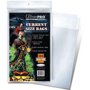 Comic Bags – Current Size (100 per pack)